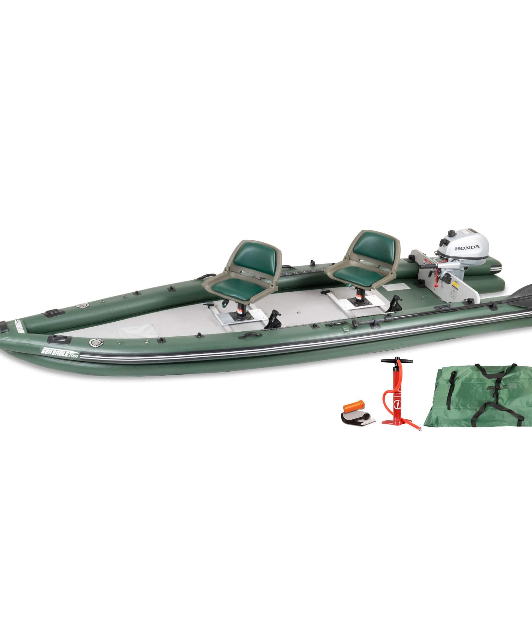 Sea Eagle Boats FSK16 FishSkiff™ Inflatable Fishing Boat, 16FT [FSK16K] (SAK57351)