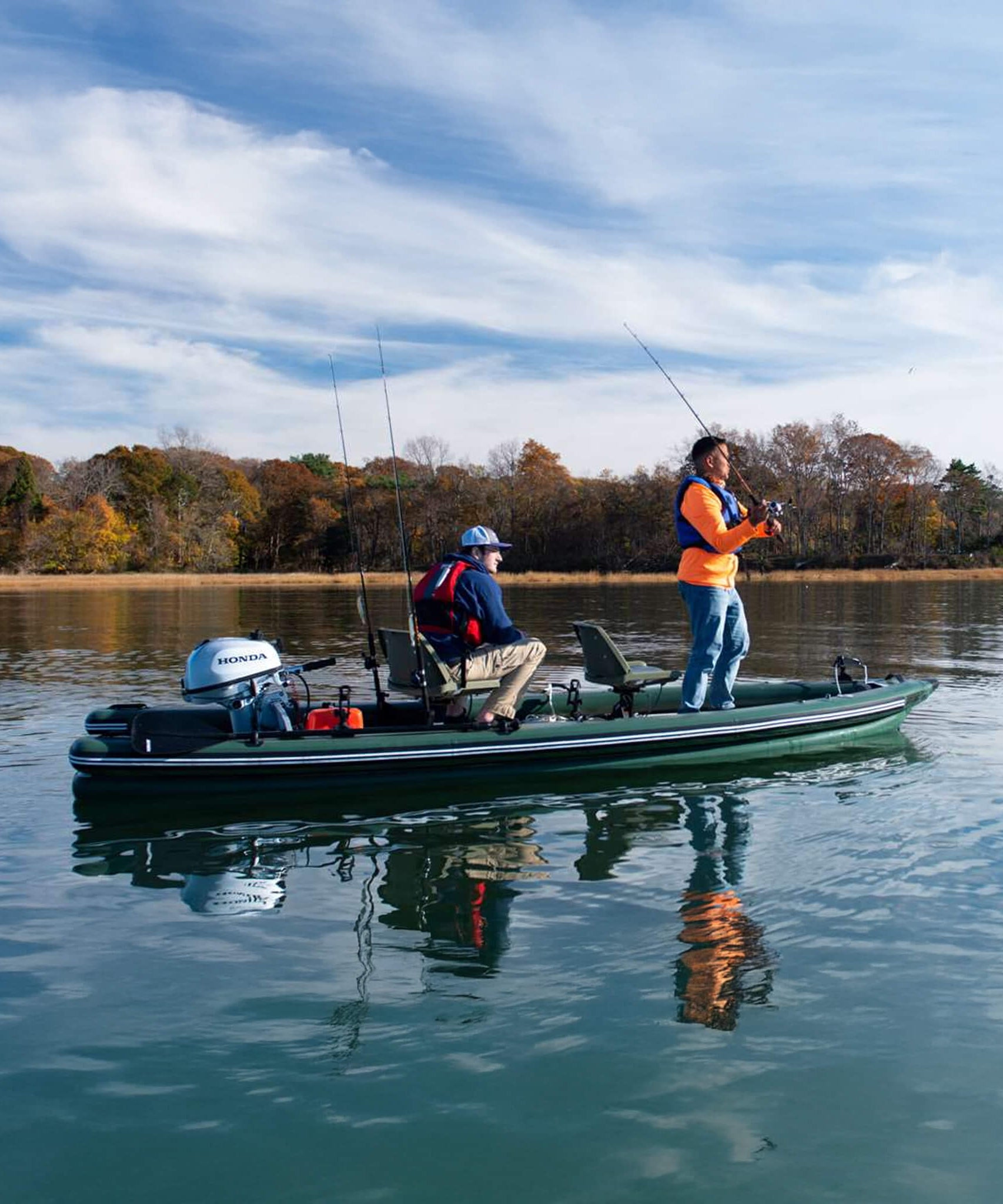 Sea Eagle Boats FSK16 FishSkiff™ Inflatable Fishing Boat, 16FT [FSK16K] (SAK57351)