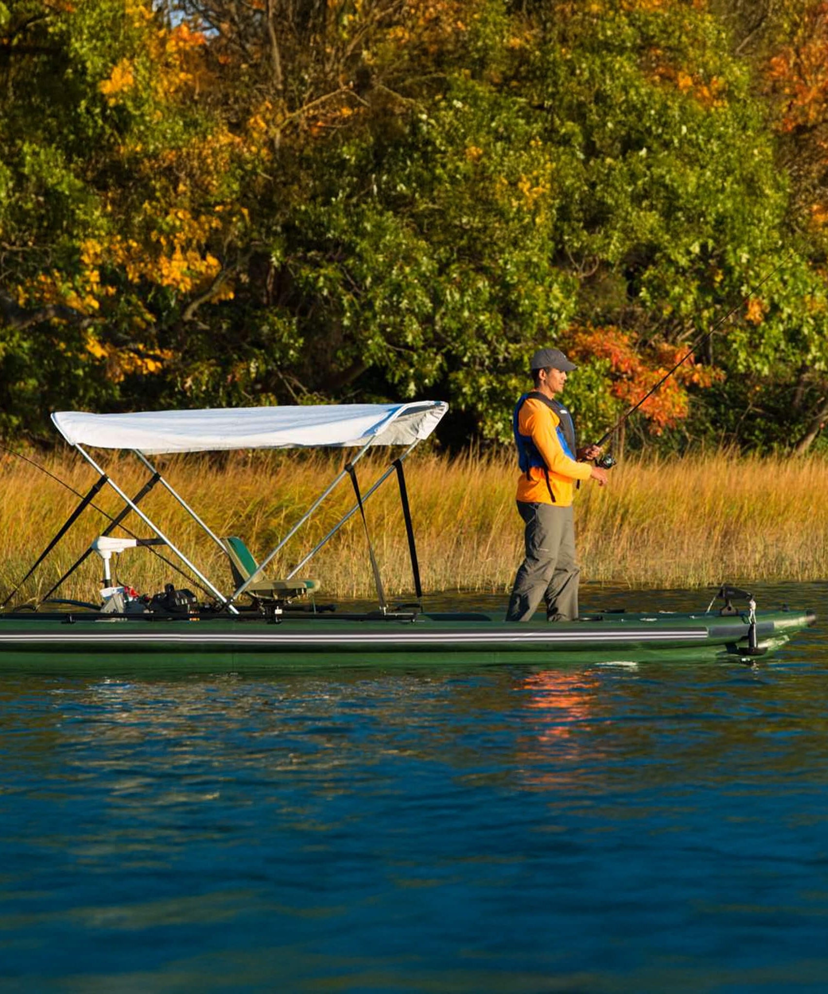 Sea Eagle Boats FSK16 FishSkiff™ Inflatable Fishing Boat, 16FT [FSK16K] (SAK57351)