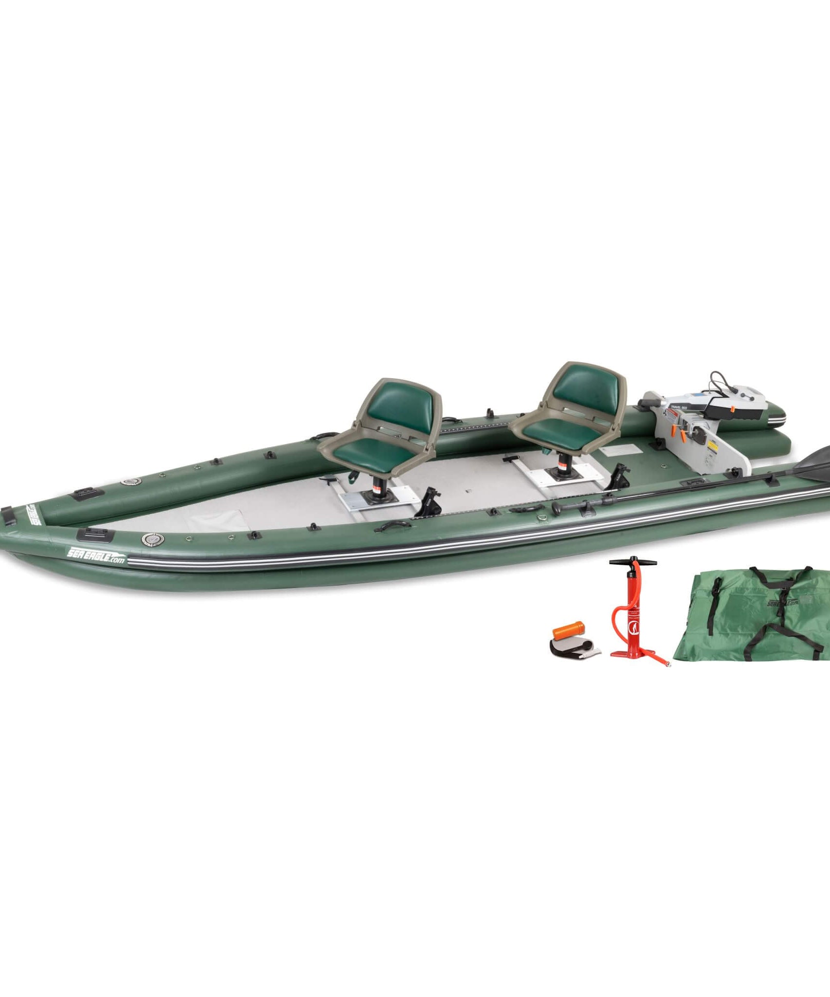 Sea Eagle Boats FSK16 FishSkiff™ Inflatable Fishing Boat, 16FT [FSK16K] (SAK57351)