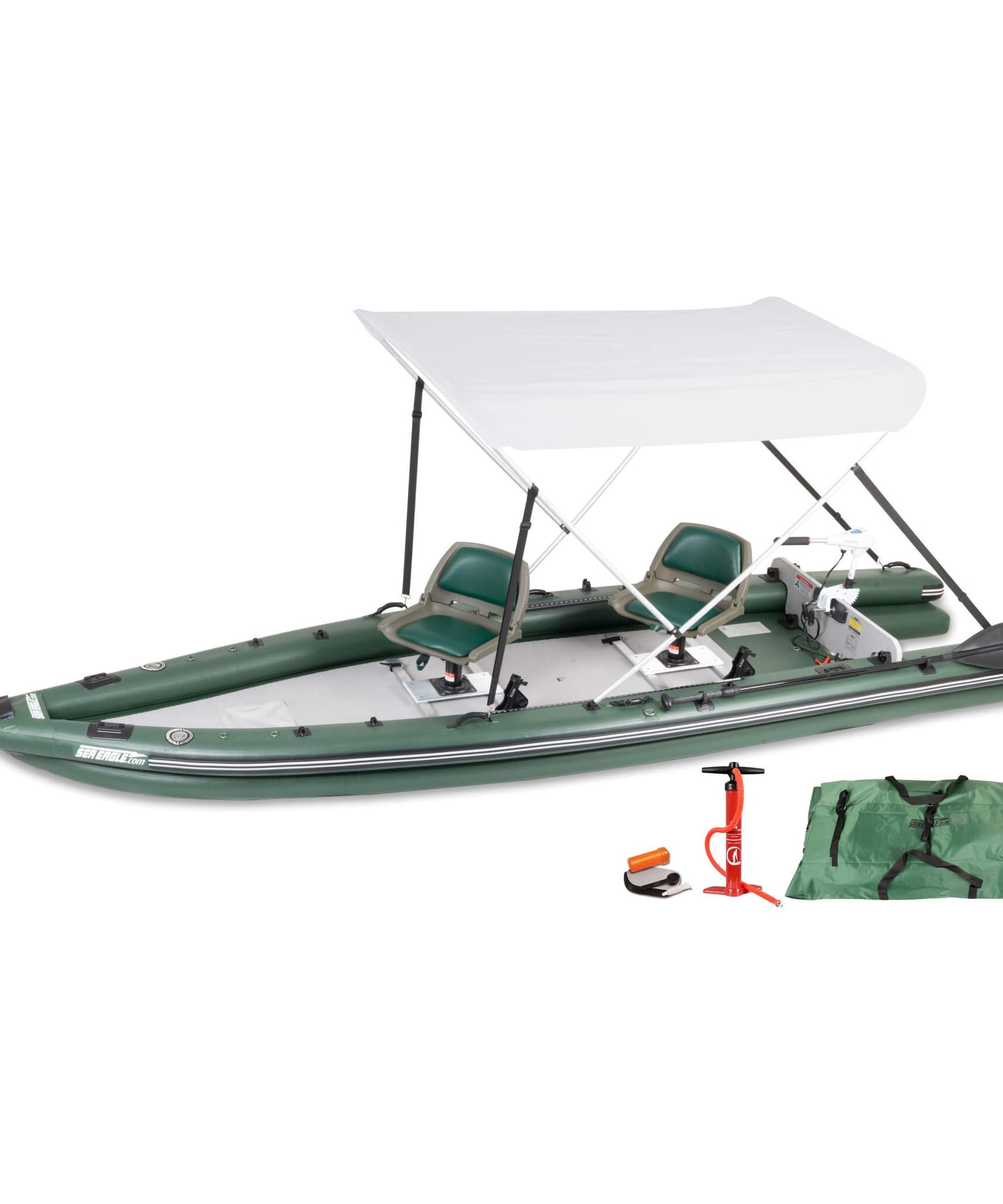 Sea Eagle Boats FSK16 FishSkiff™ Inflatable Fishing Boat, 16FT [FSK16K] (SAK57351)