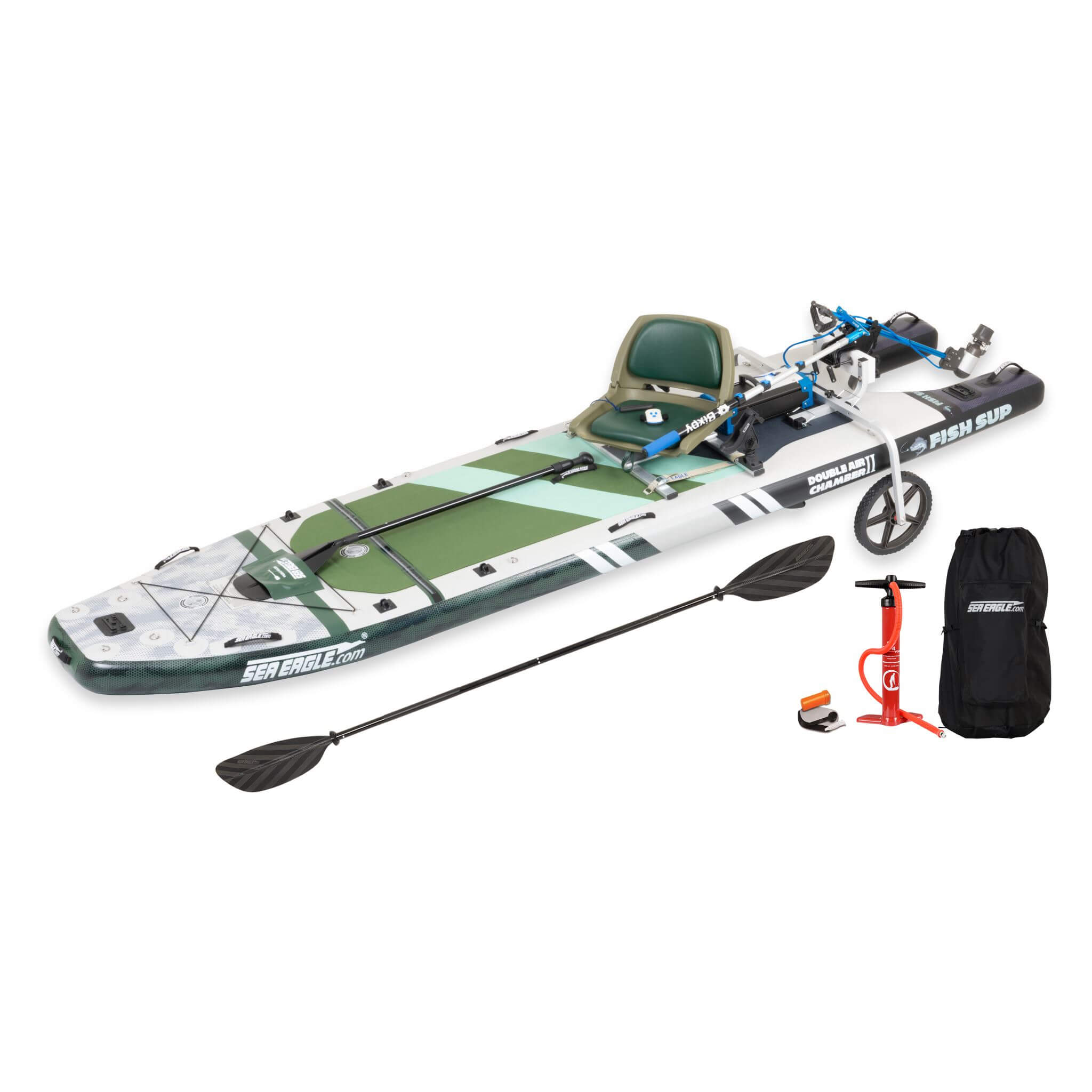 Sea Eagle FS1210 FishSUP 1-Person Inflatable Fishing Stand-Up Paddleboard [FS1210K] (SAK79218)