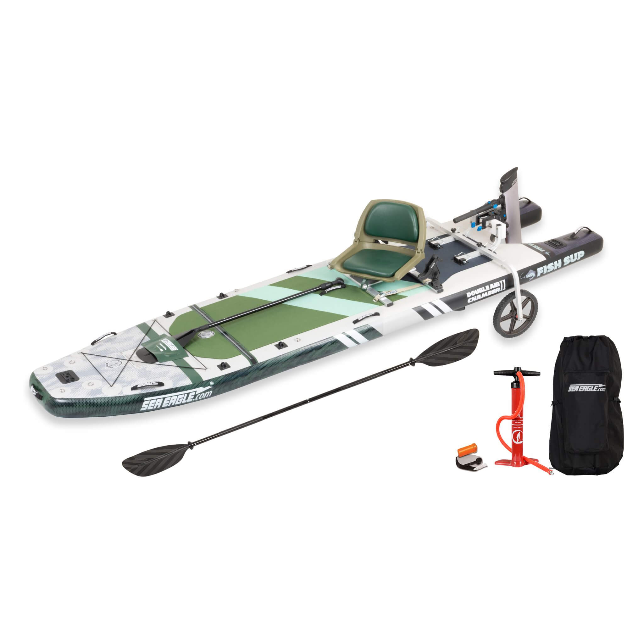 Sea Eagle FS1210 FishSUP 1-Person Inflatable Fishing Stand-Up Paddleboard [FS1210K] (SAK79218)