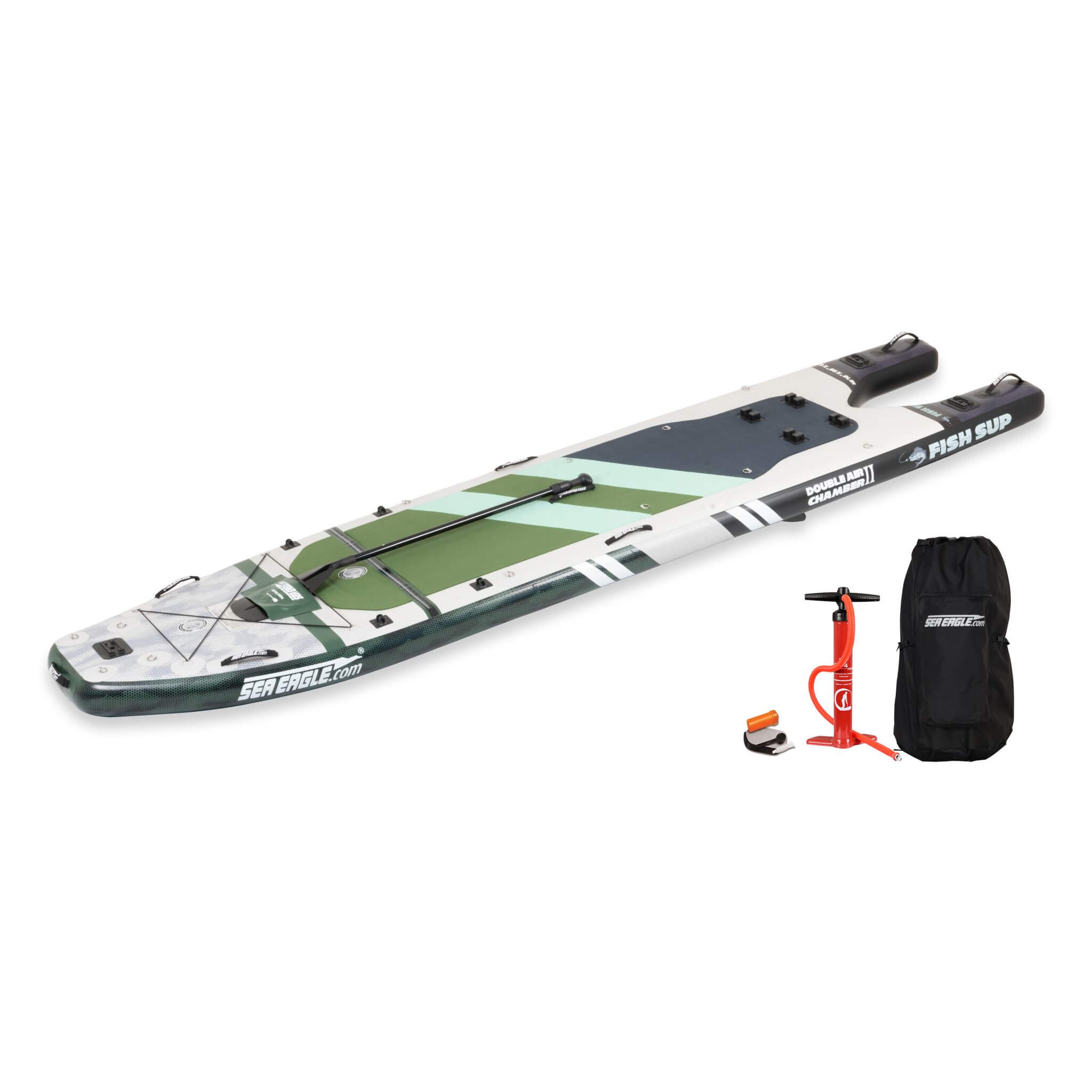 Sea Eagle FS1210 FishSUP 1-Person Inflatable Fishing Stand-Up Paddleboard [FS1210K] (SAK79218)