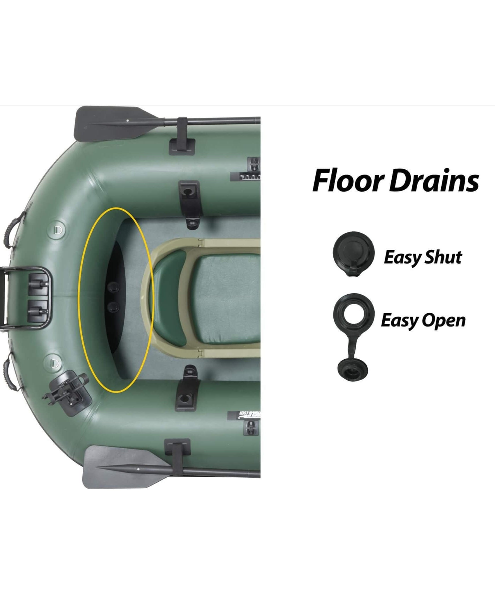 Sea Eagle STS10 Stealth Stalker Frameless Inflatable Fishing Boat, 10FT [STS10K] (SAK59314)