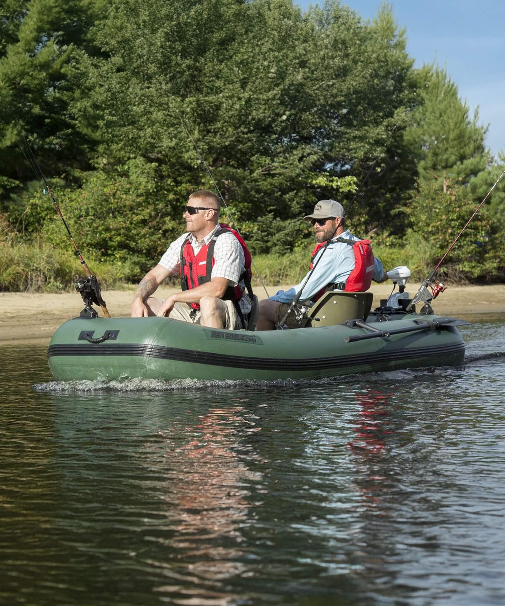 Sea Eagle STS10 Stealth Stalker Frameless Inflatable Fishing Boat, 10FT [STS10K] (SAK59314)