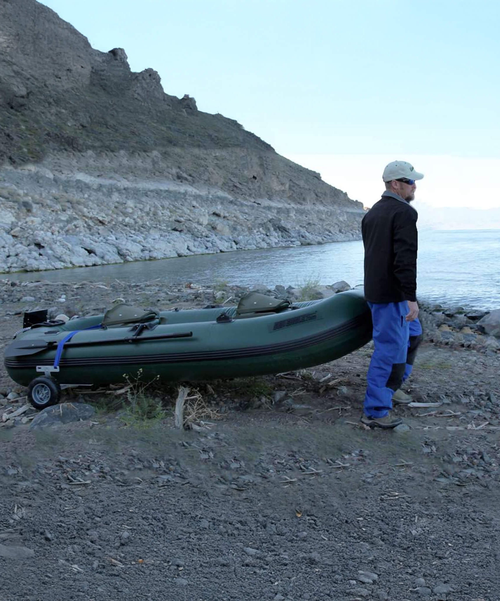 Sea Eagle STS10 Stealth Stalker Frameless Inflatable Fishing Boat, 10FT [STS10K] (SAK59314)