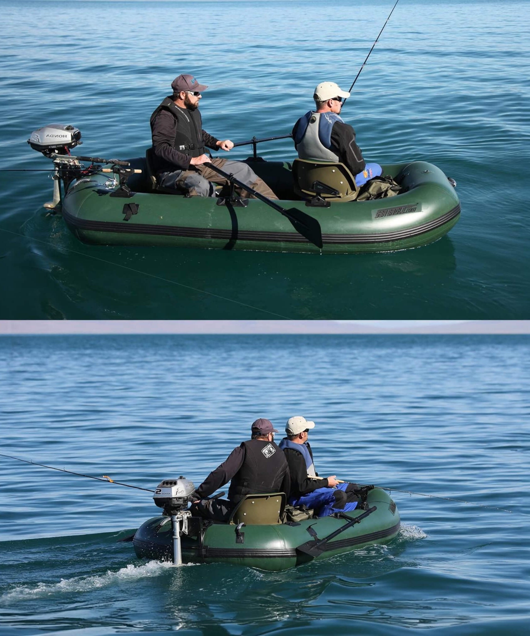 Sea Eagle STS10 Stealth Stalker Frameless Inflatable Fishing Boat, 10FT [STS10K] (SAK59314)