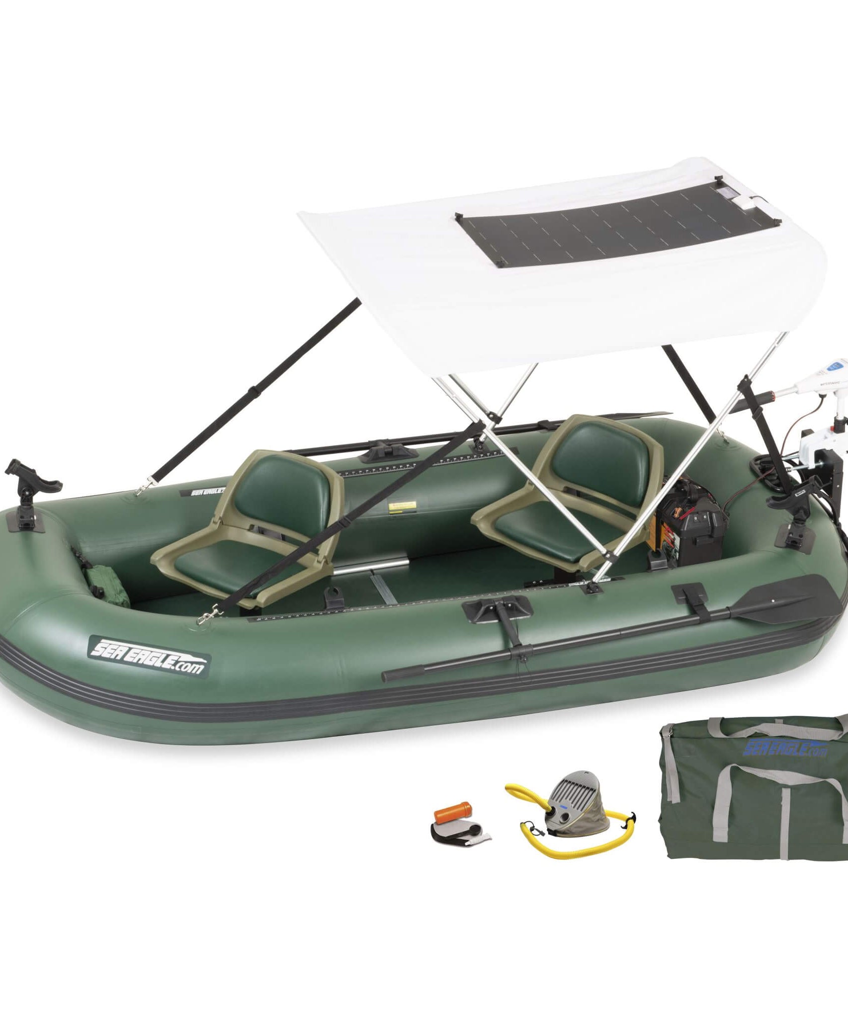 Sea Eagle STS10 Stealth Stalker Frameless Inflatable Fishing Boat, 10FT [STS10K] (SAK59314)