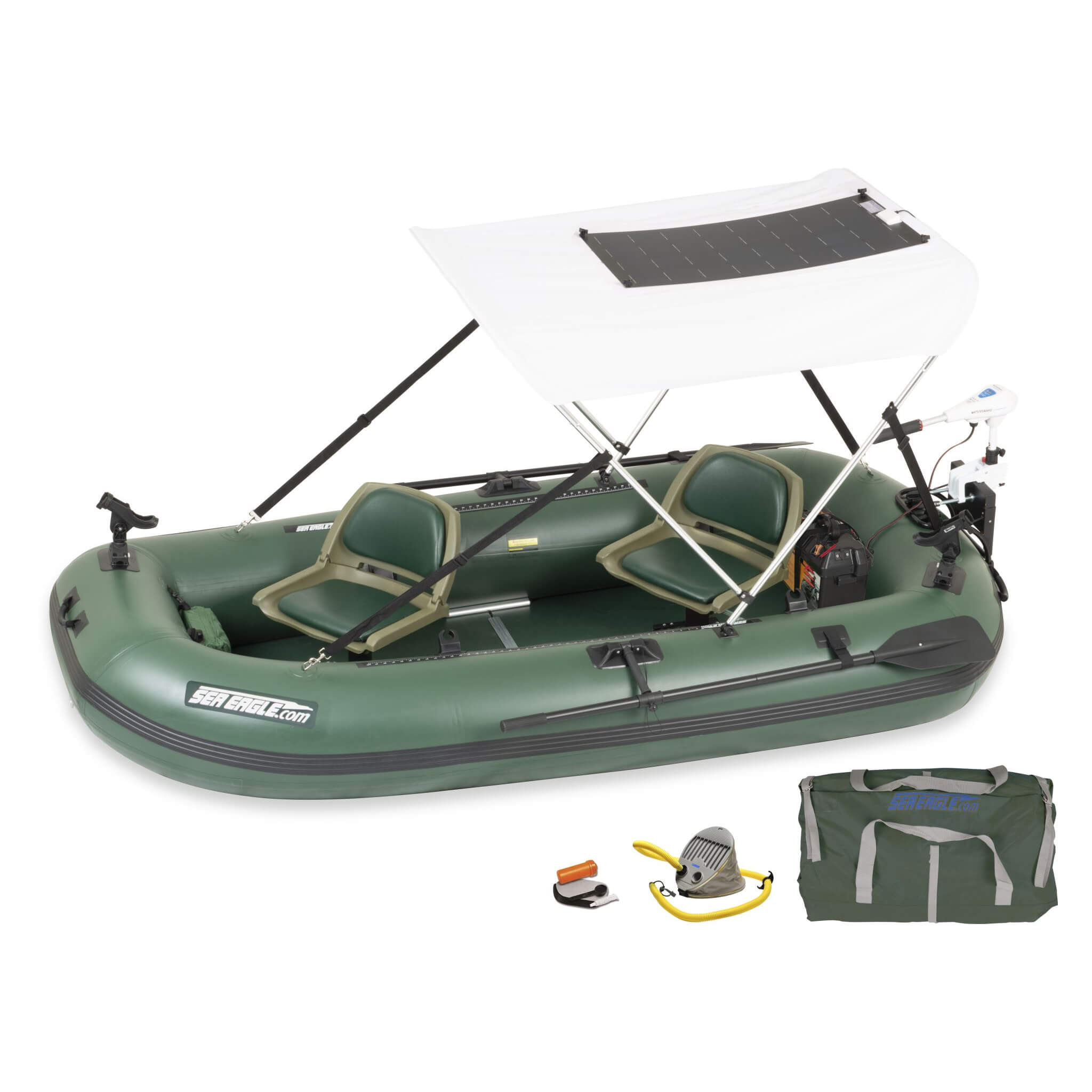 Sea Eagle STS10 Stealth Stalker Frameless Inflatable Fishing Boat, 10FT [STS10K] (SAK59314)
