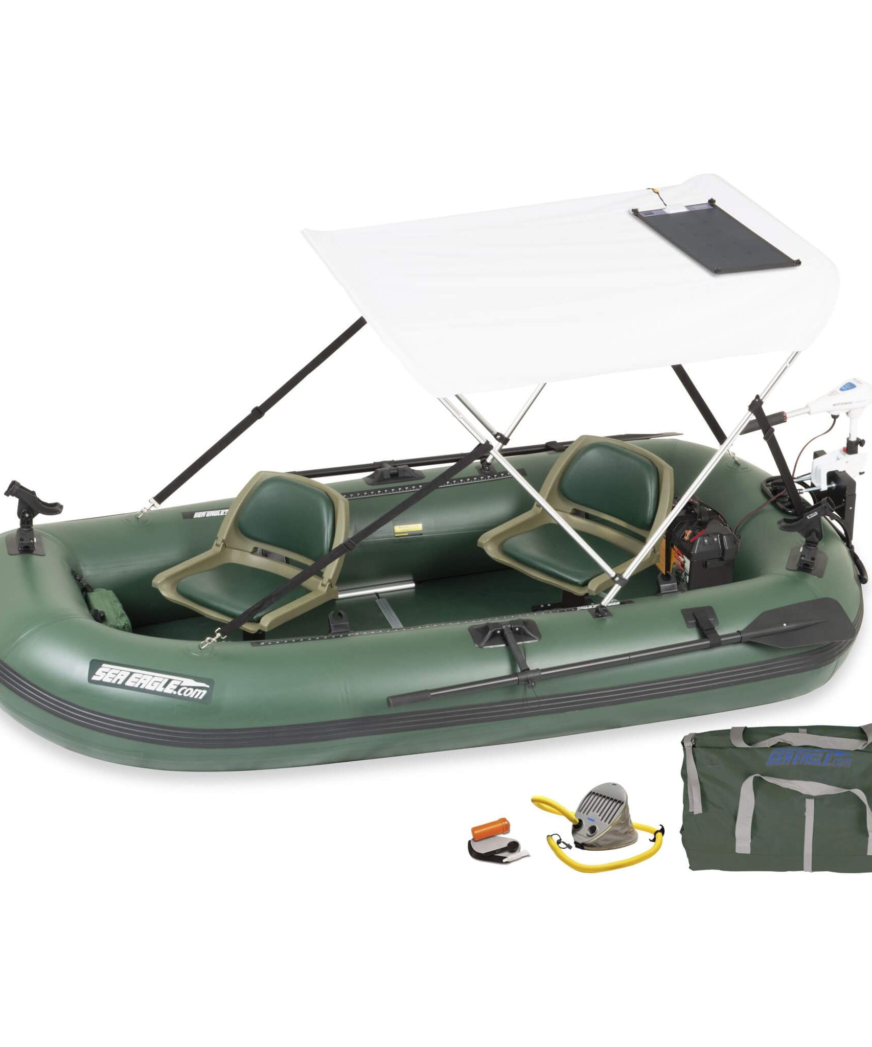 Sea Eagle STS10 Stealth Stalker Frameless Inflatable Fishing Boat, 10FT [STS10K] (SAK59314)