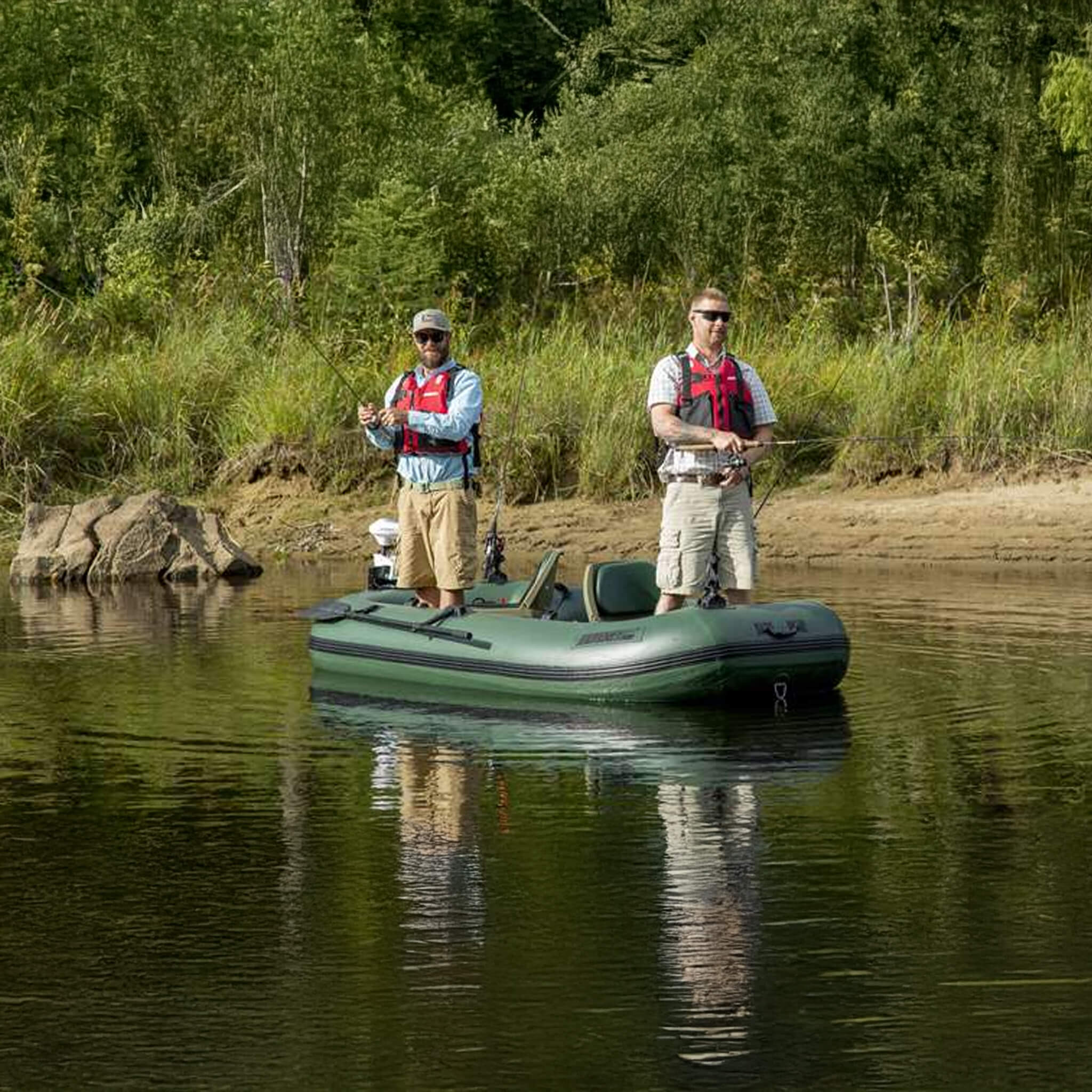 Sea Eagle STS10 Stealth Stalker Frameless Inflatable Fishing Boat, 10FT [STS10K] (SAK59314)
