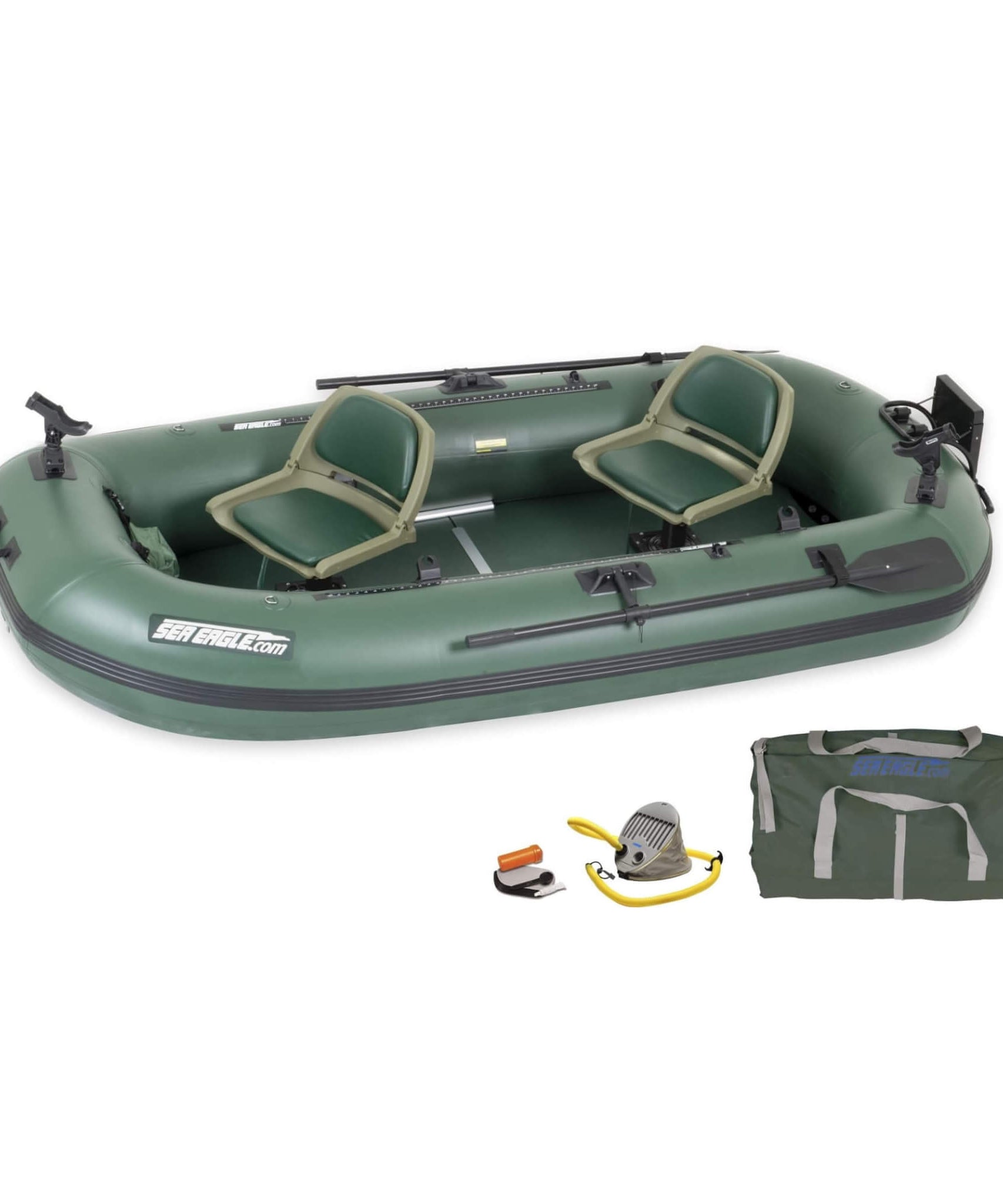 Sea Eagle STS10 Stealth Stalker Frameless Inflatable Fishing Boat, 10FT [STS10K] (SAK59314)