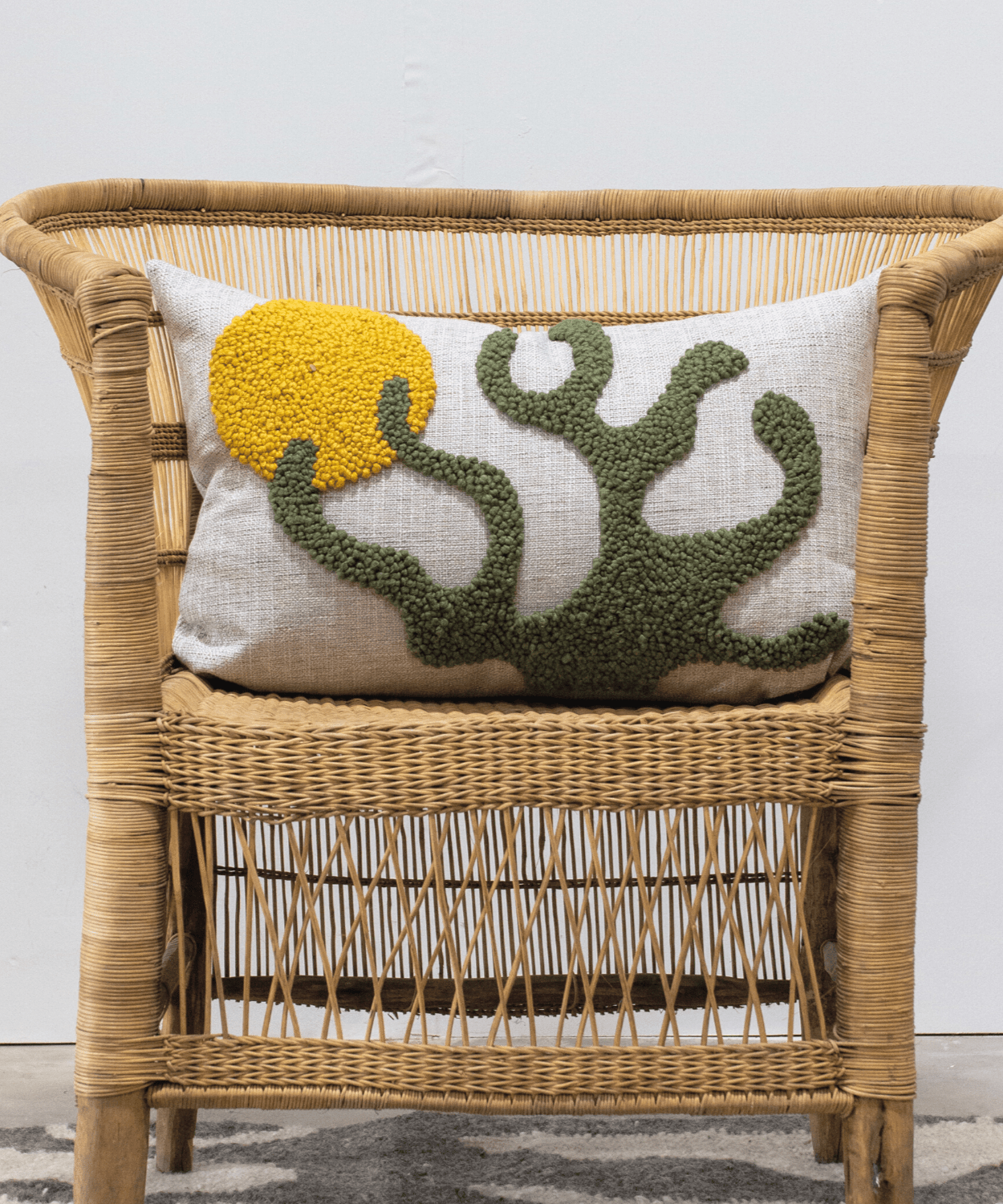 Sea Kelp Throw Pillow
