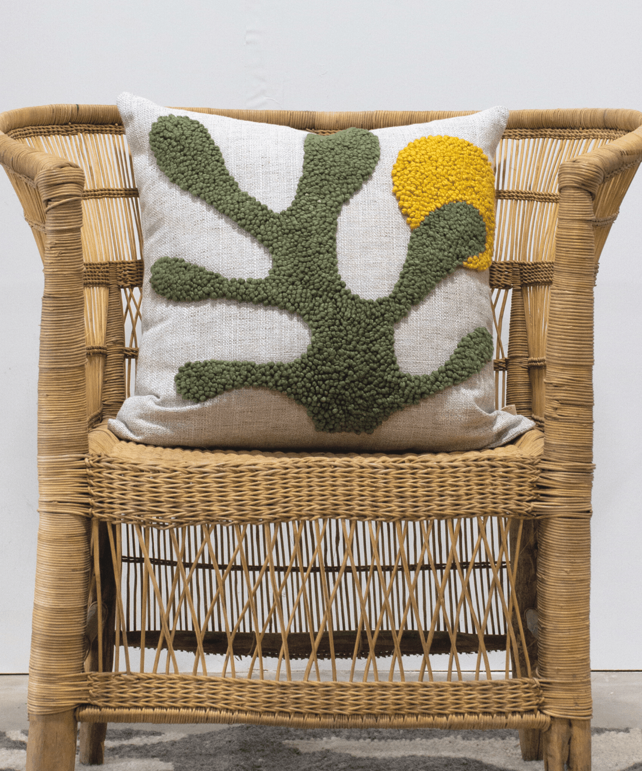 Sea Kelp Throw Pillow