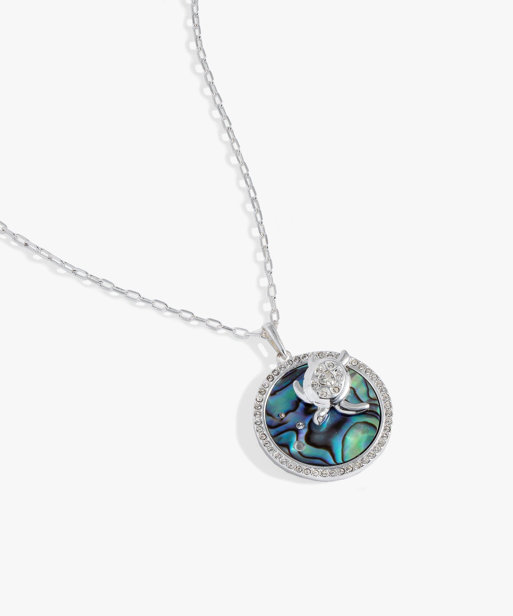 Sea Turtle and Abalone Adjustable Necklace