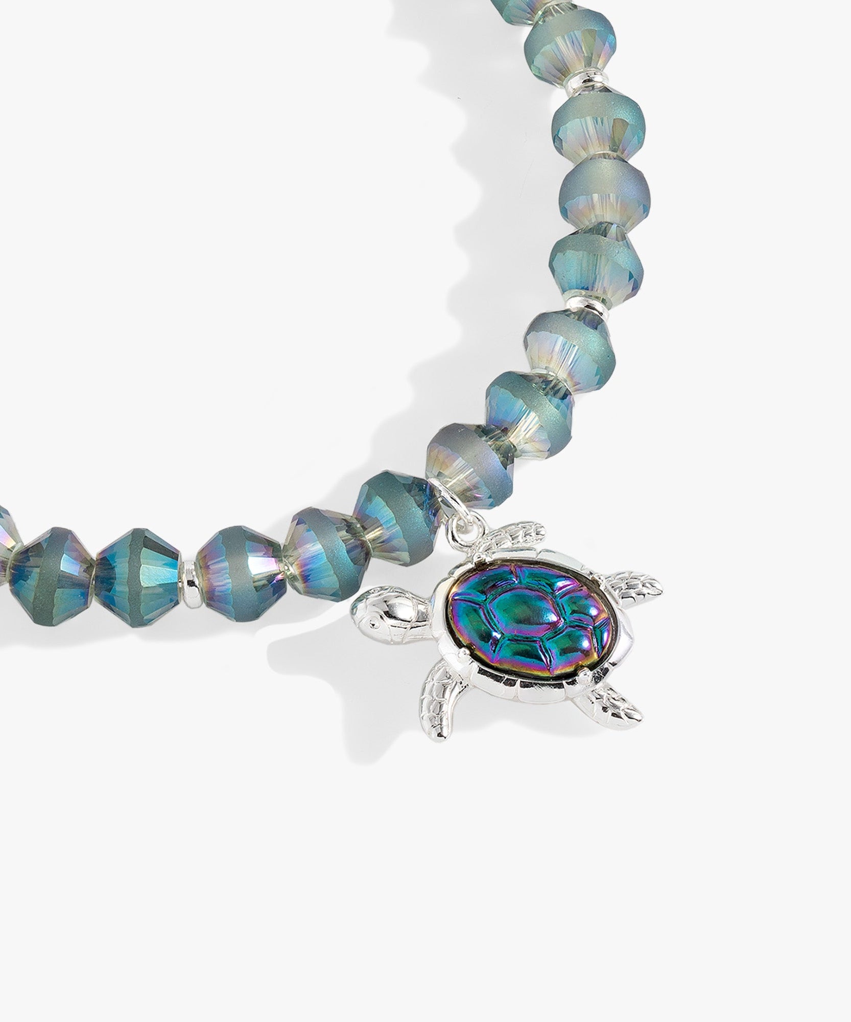 Sea Turtle Beaded Bangle