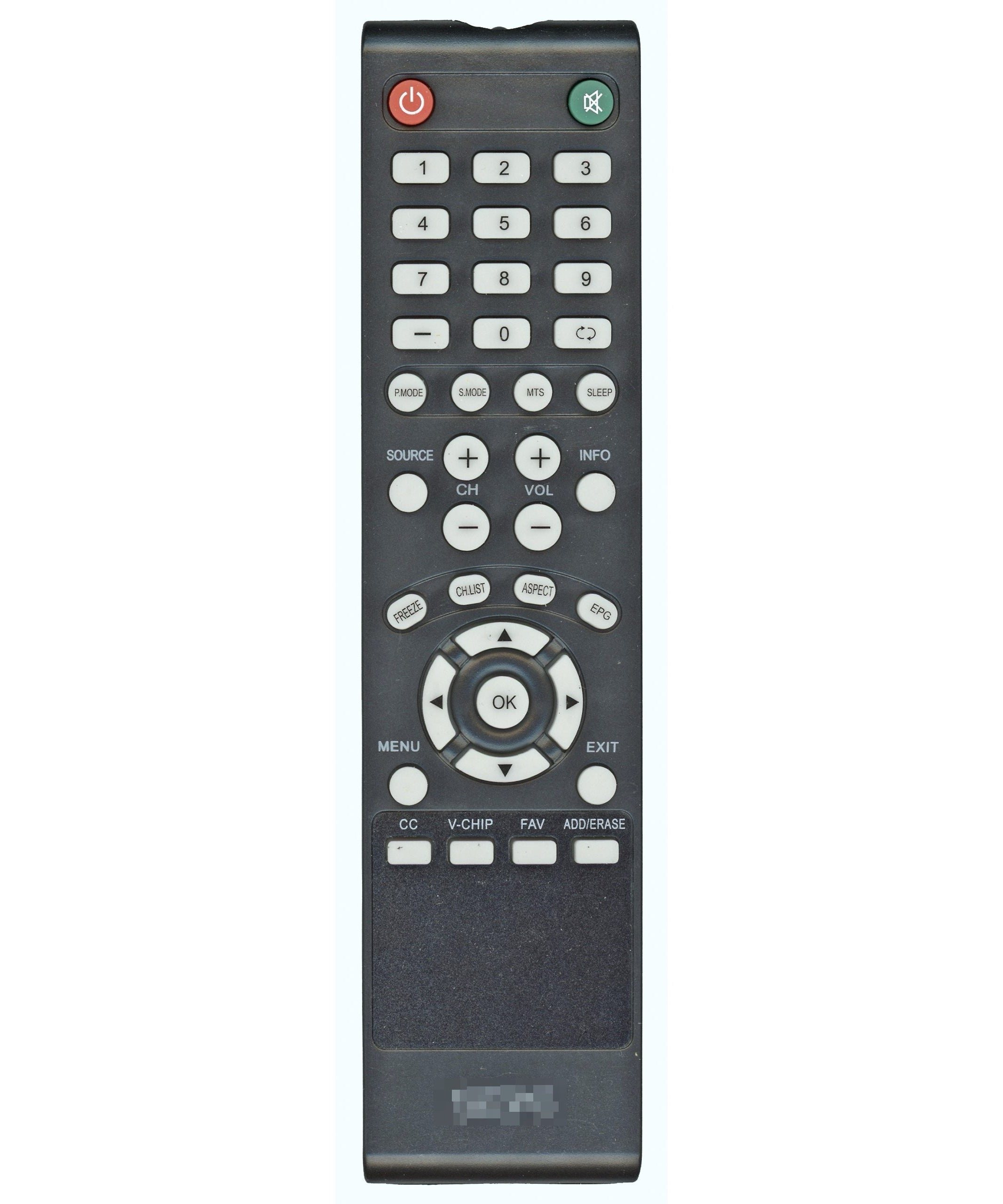 Seiki JX8061A TV Remote Control