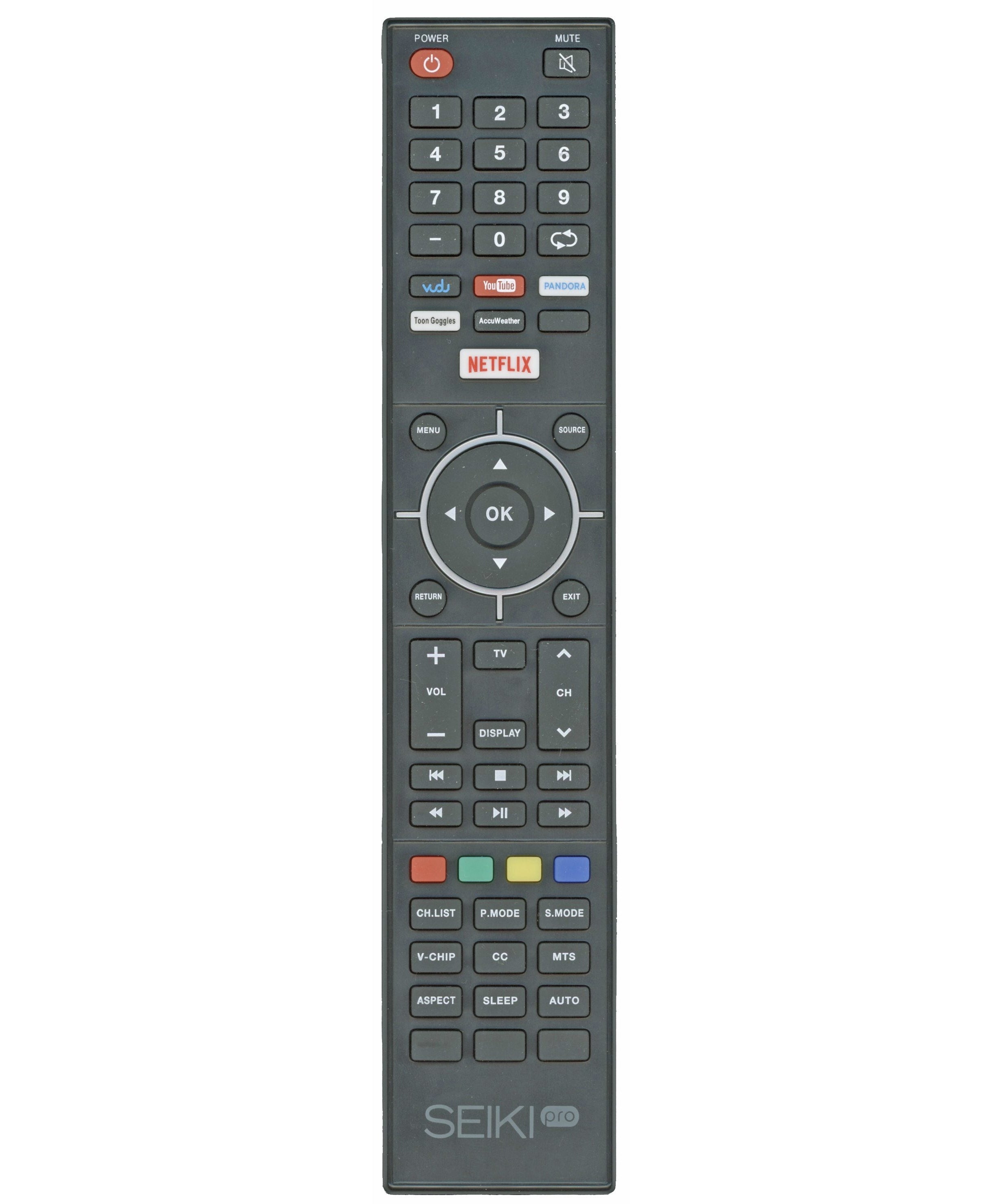 Seiki XHY-355-01 TV Remote Control