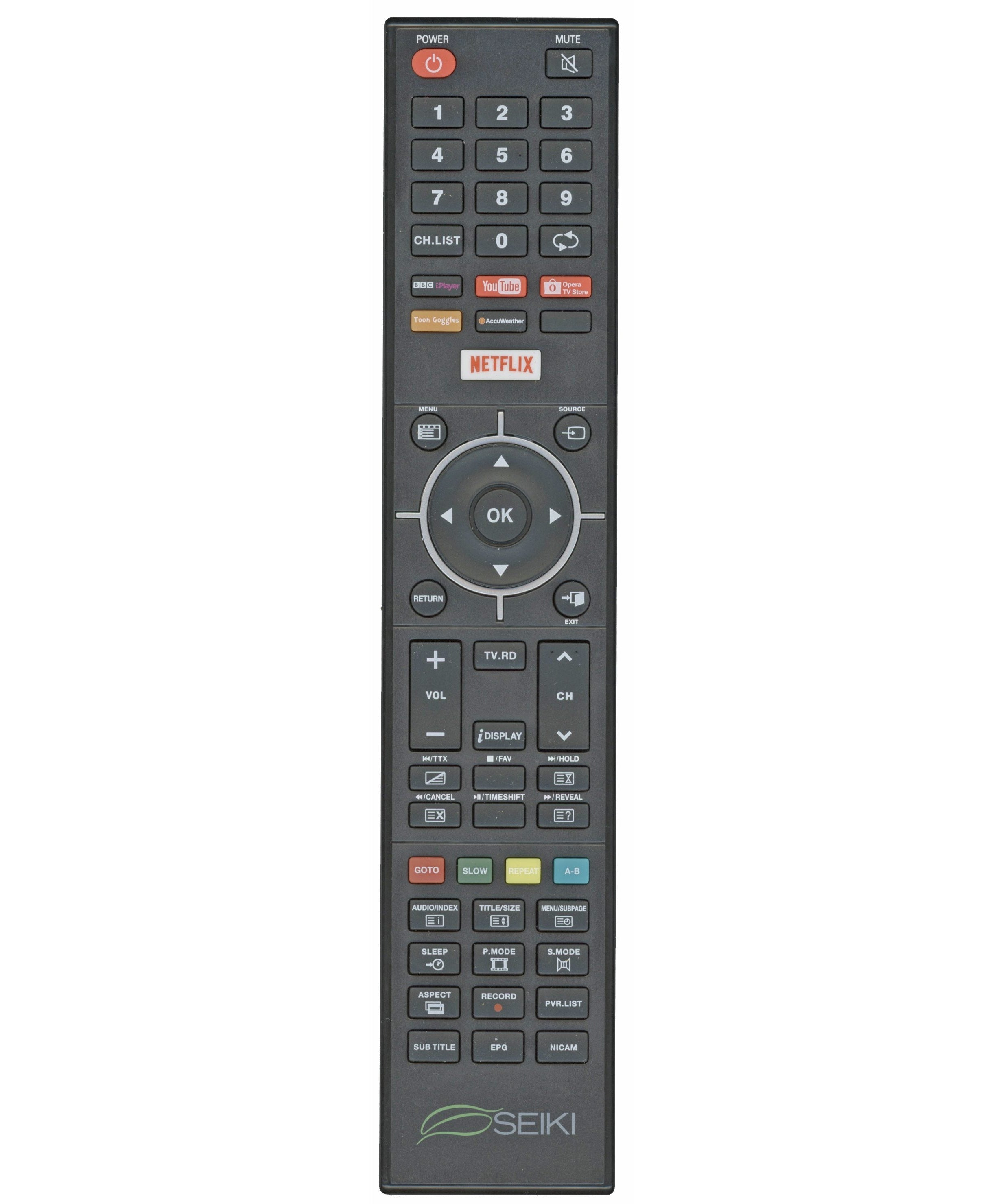 Seiki XHY35504 TV Remote Control