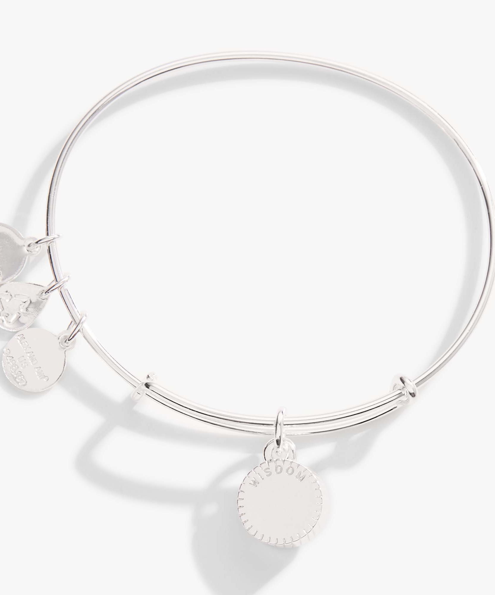 September Birthstone Charm Bangle, Sapphire