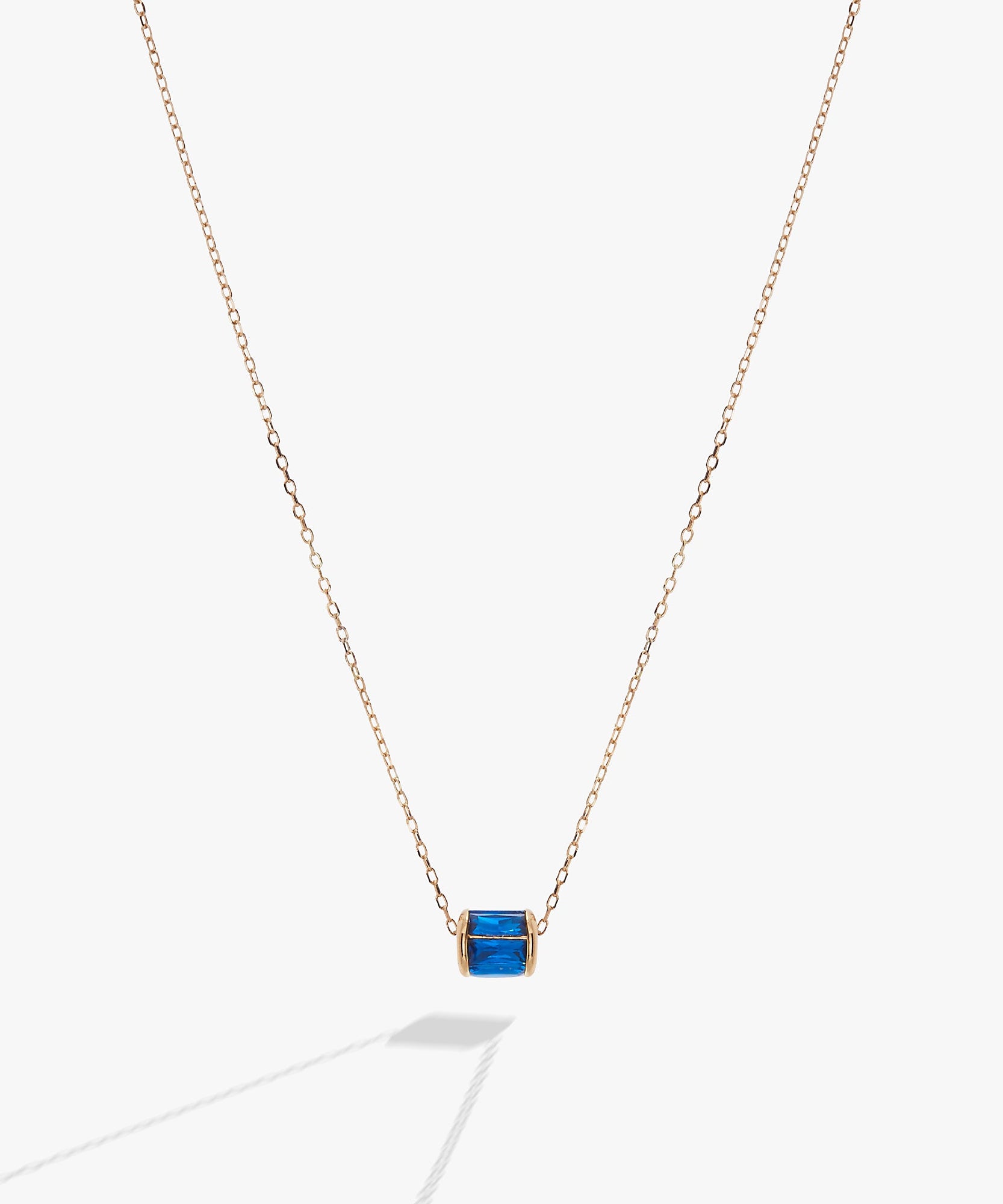 September Birthstone Precious Pendant Necklace