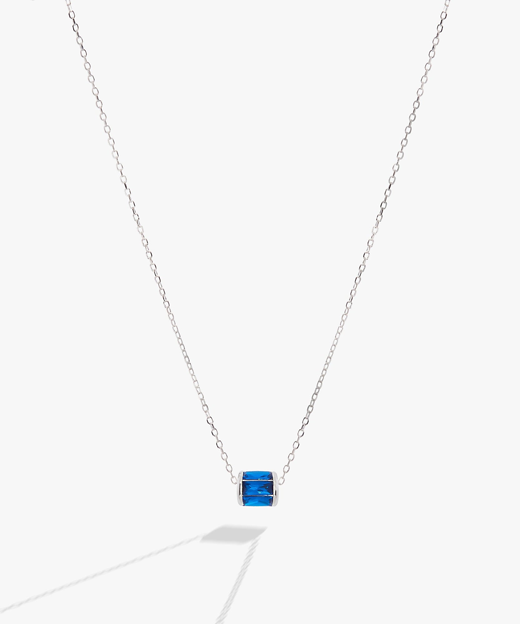September Birthstone Precious Pendant Necklace