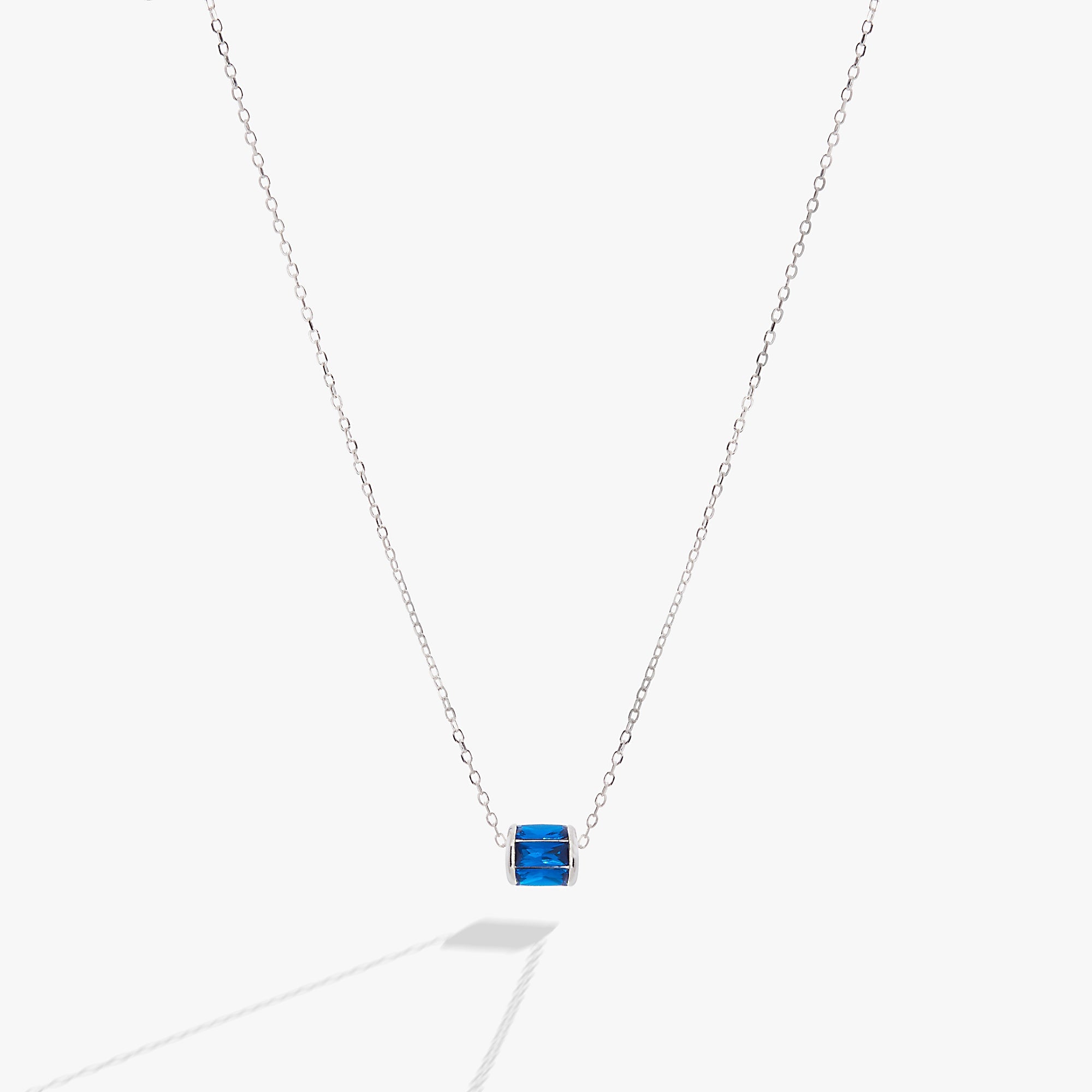 September Birthstone Precious Pendant Necklace