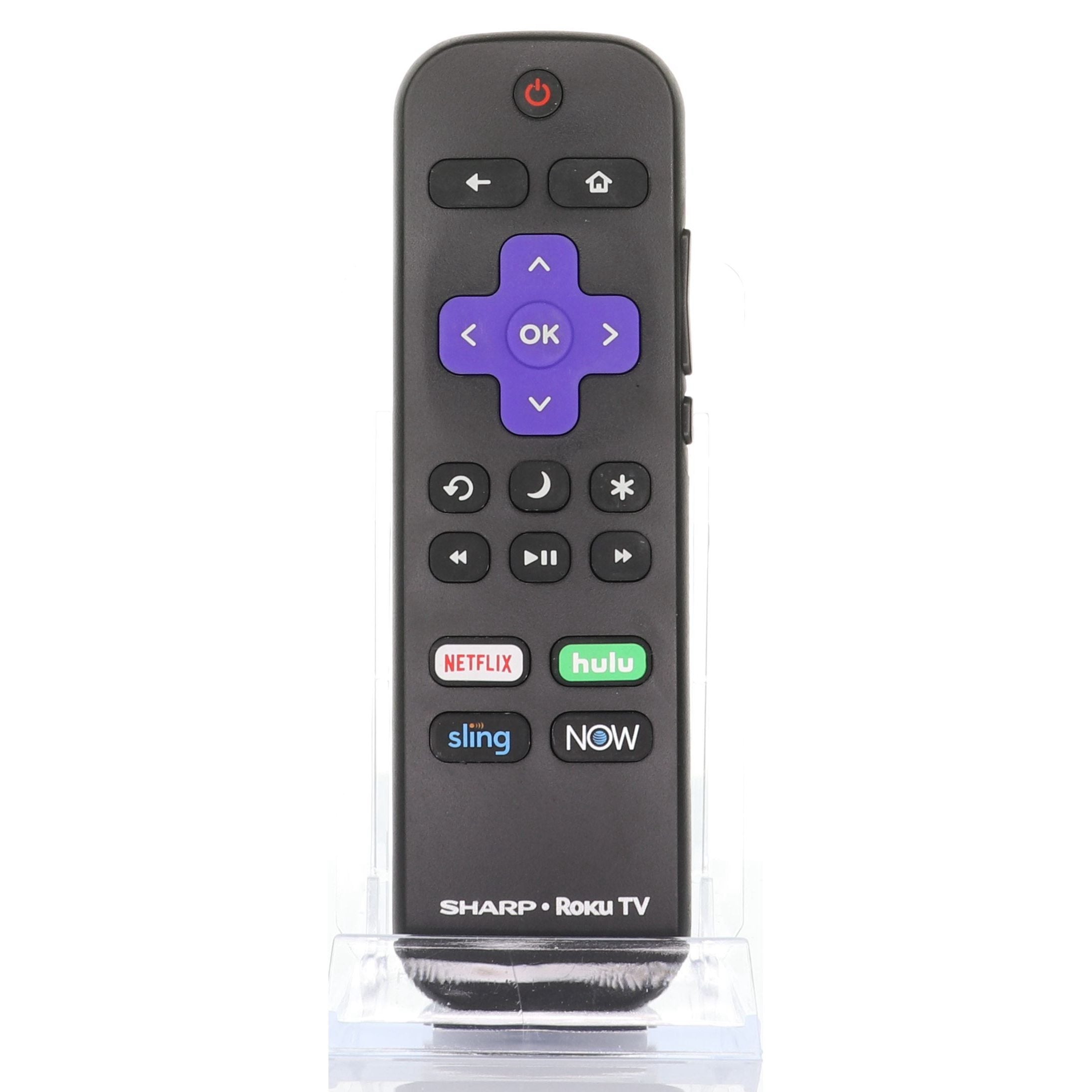 Sharp 228526 Roku TV Remote Control | 2019 | Netflix | Hulu | Sling | ATT Now - 228526