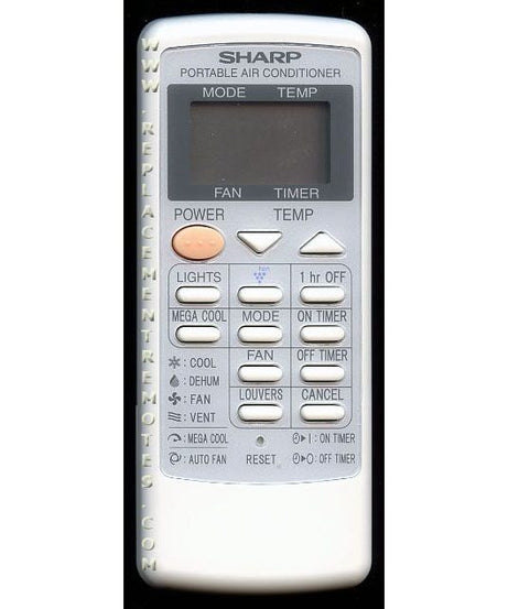 Sharp CRMCA705JBEZ Air Conditioner Remote Control
