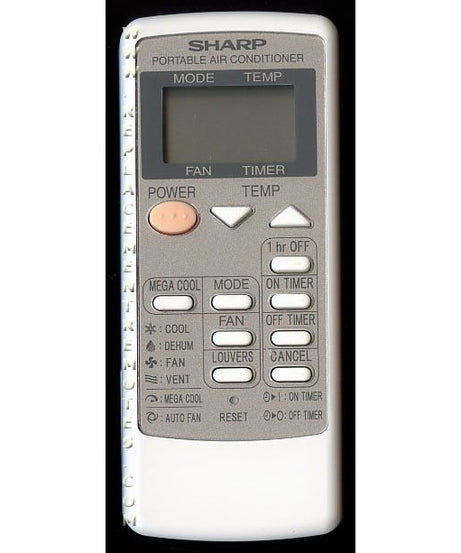 Sharp CRMCA729JBEZ Air Conditioner Remote Control