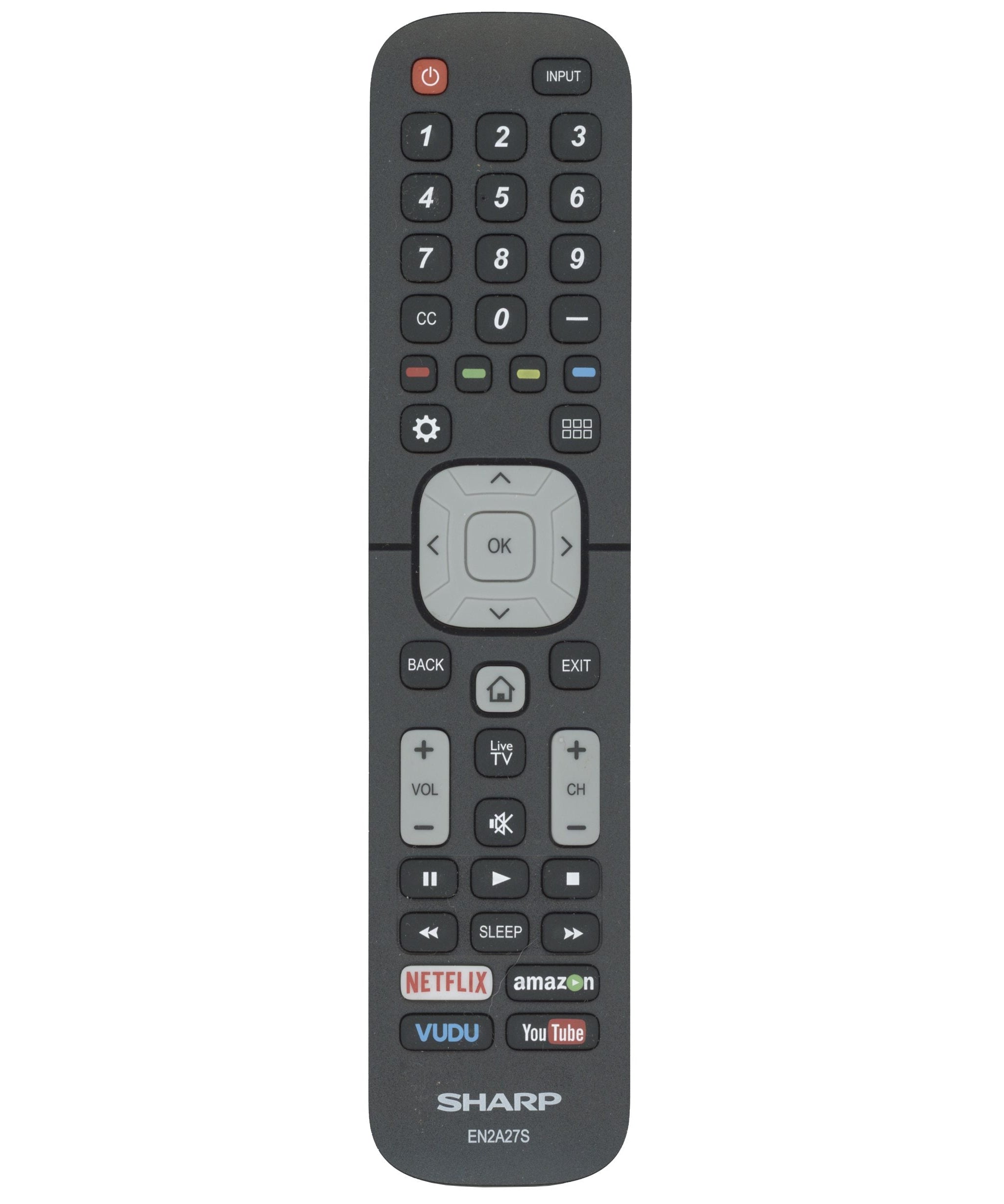 Sharp EN2A27S TV Remote Control