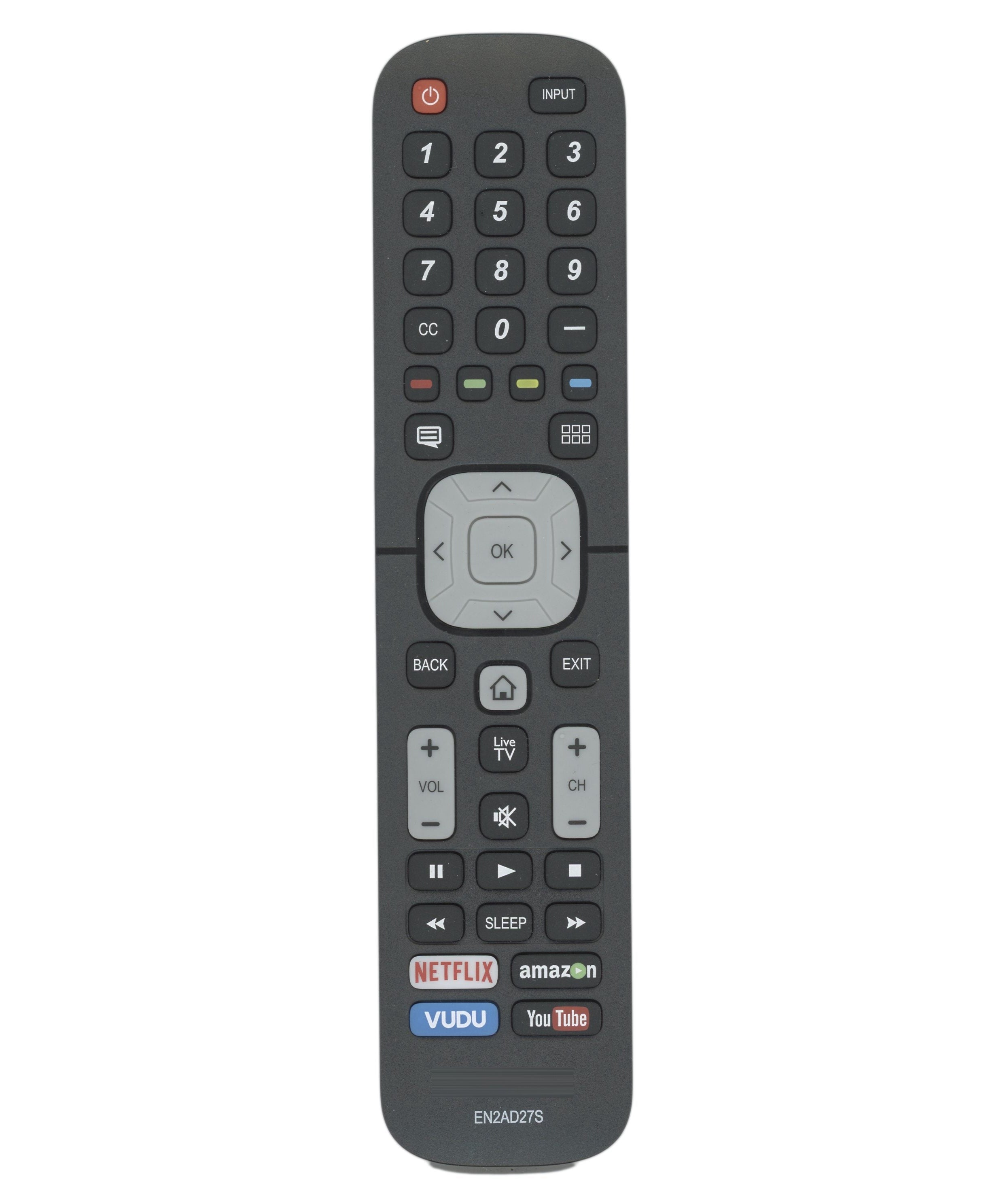 Sharp EN2AD27S Smart TV IR Remote Control for Select LED Models - EN2AD27S