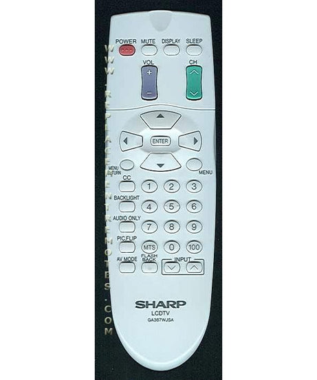 Sharp GA367WJSA TV Remote Control