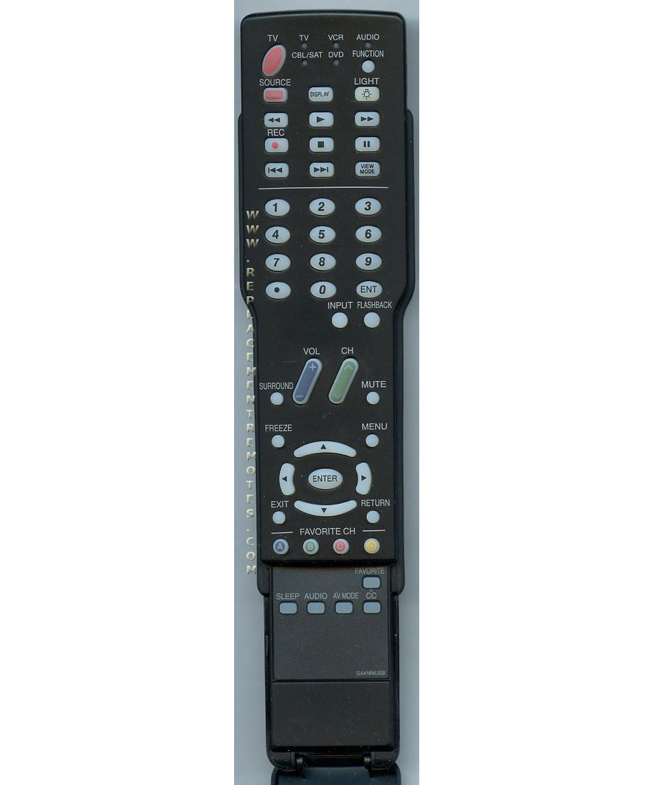 Sharp GA416WJSB TV Remote Control