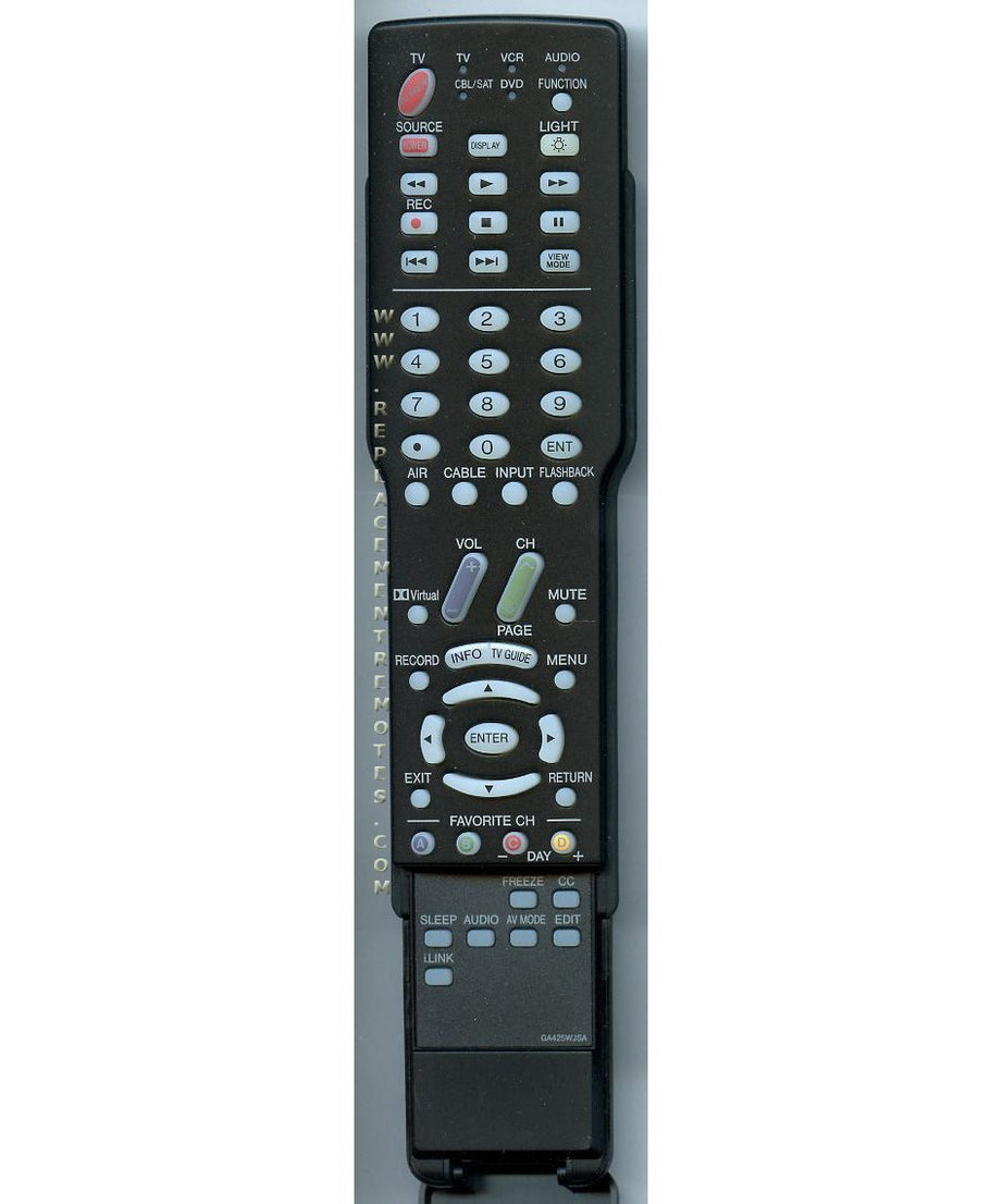 Sharp GA425WJSA TV Remote Control
