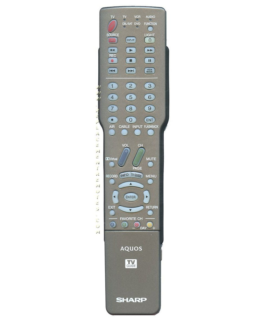Sharp GA425WJSB TV Remote Control
