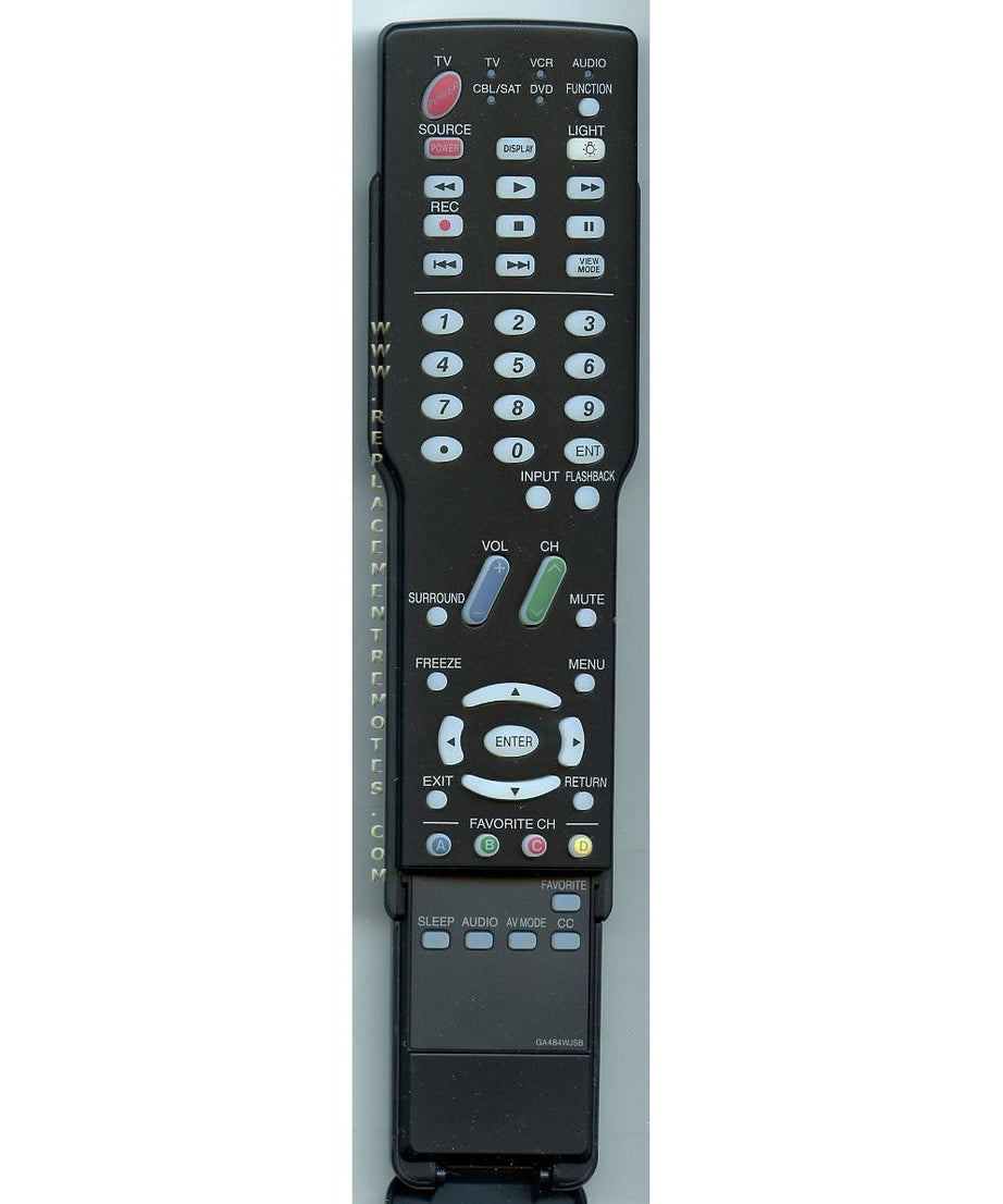Sharp GA484WJSB TV Remote Control