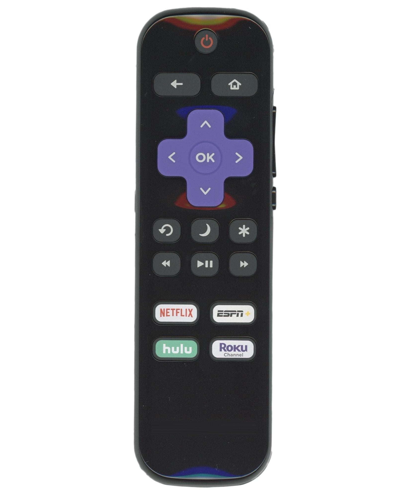 Sharp LC-RCRUS-21 ROKU TV Remote Control | 2020 | Netflix | ESPN+ | Hulu | Roku Channel - LCRCRUS21