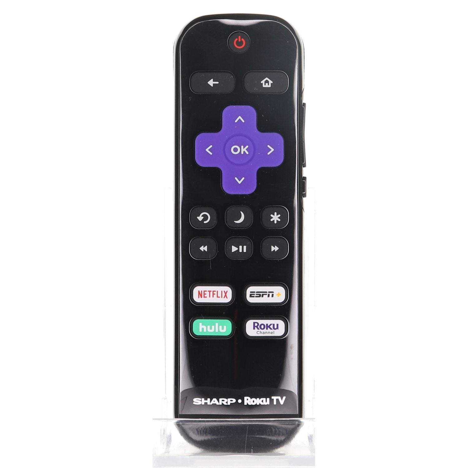 Sharp LC-RCRUDUS-21 2020 ROKU TV Remote Control | Netflix | ESPN+ | Hulu | Roku Channel - LCRCRUDUS21