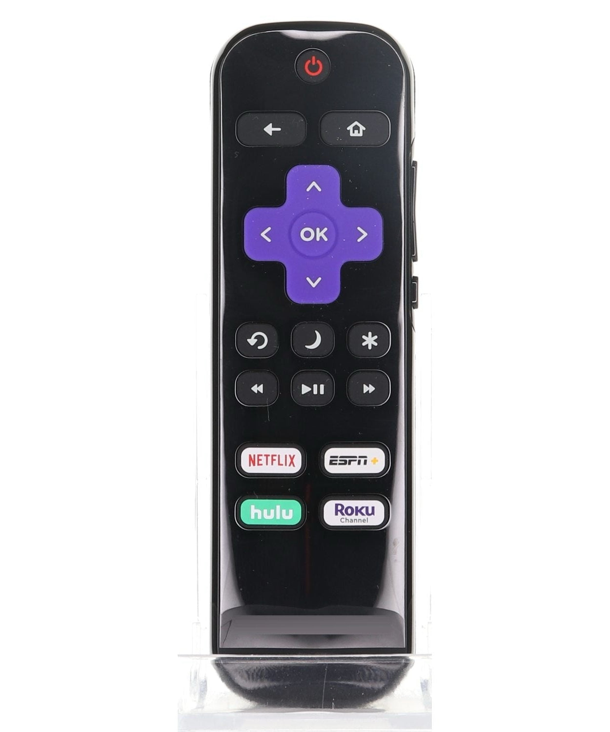 Sharp LC-RCRUDUS-21 2020 ROKU TV Remote Control | Netflix | ESPN+ | Hulu | Roku Channel - LCRCRUDUS21