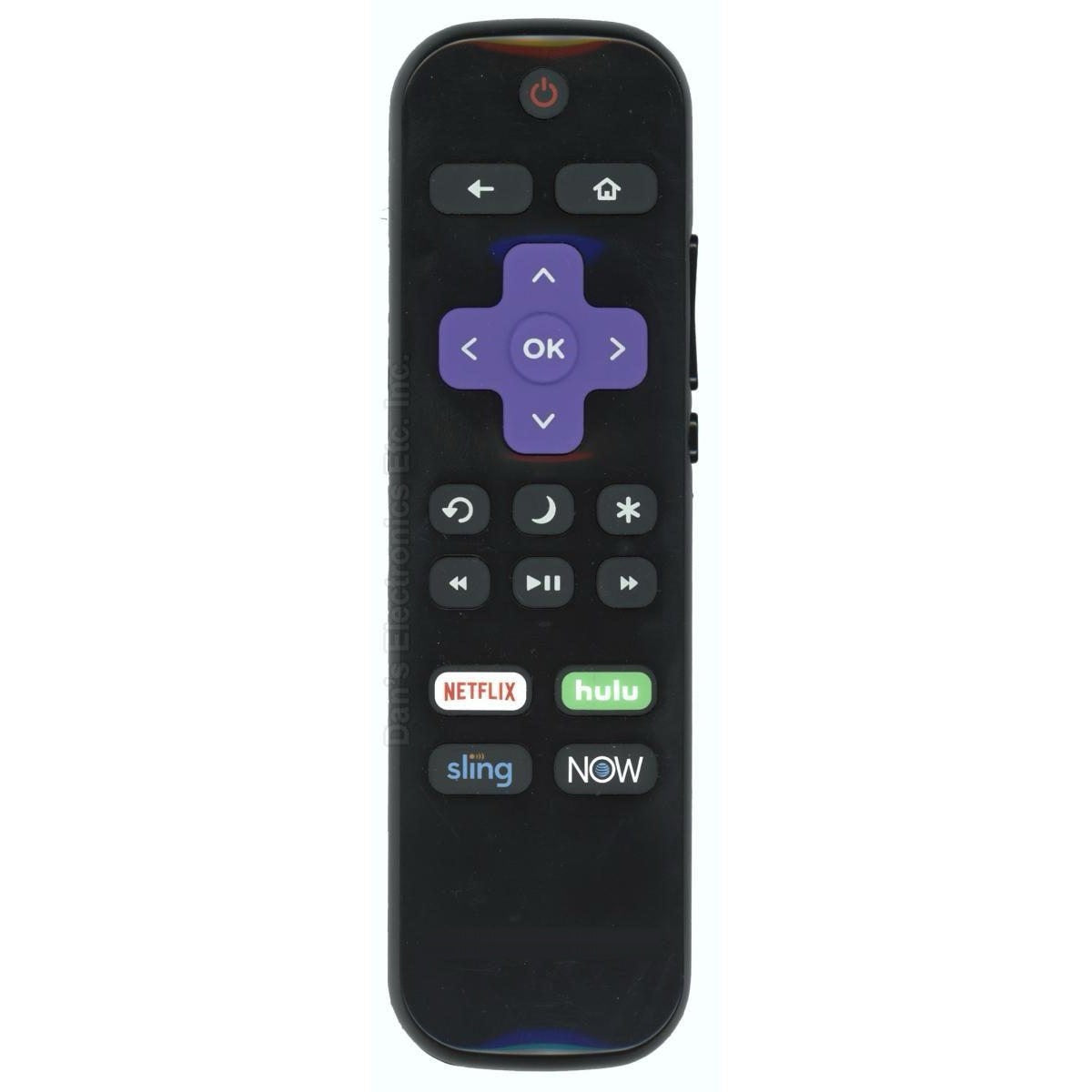 Sharp LC-RCRUS-20 ROKU TV Remote Control | 2019 | Netflix | Hulu | Sling | ATT Now - 398GR10BESPN0006