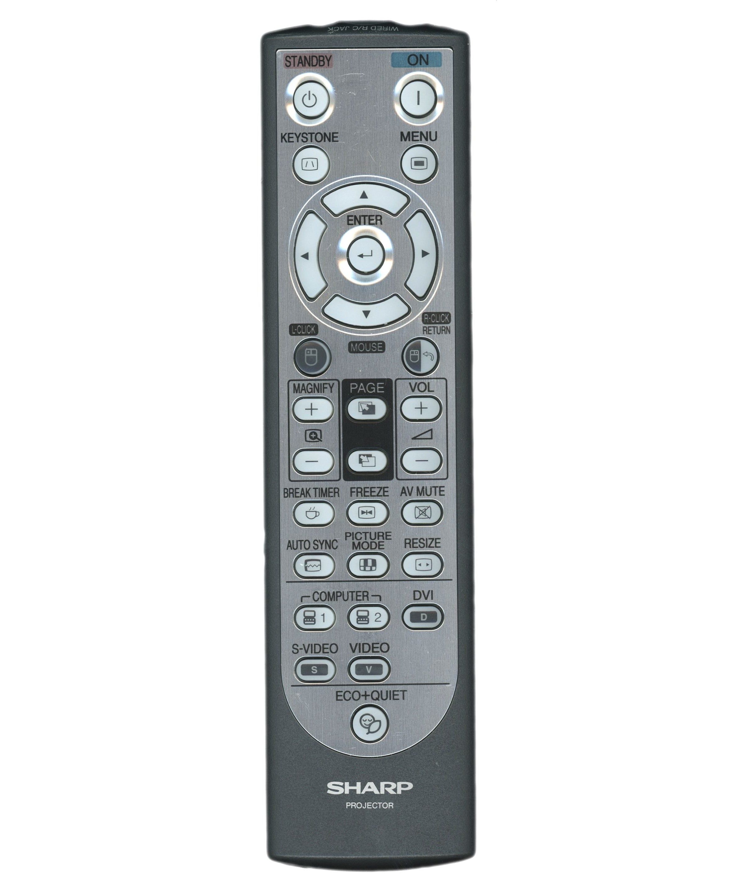 Sharp RRMCGA623WJSA Beamer-Fernbedienung