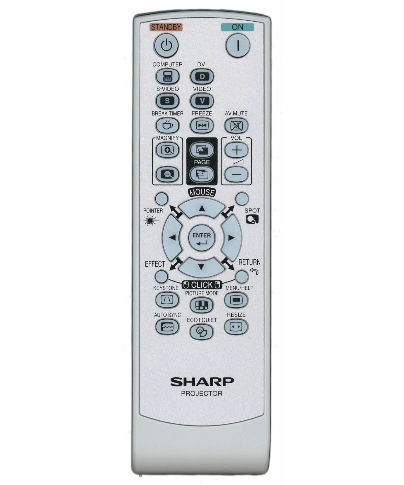 Sharp RRMCGA662WJSA Projektor-Fernbedienung