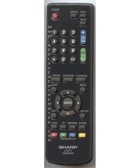 Sharp RRMCGA695WJSA TV Remote Control