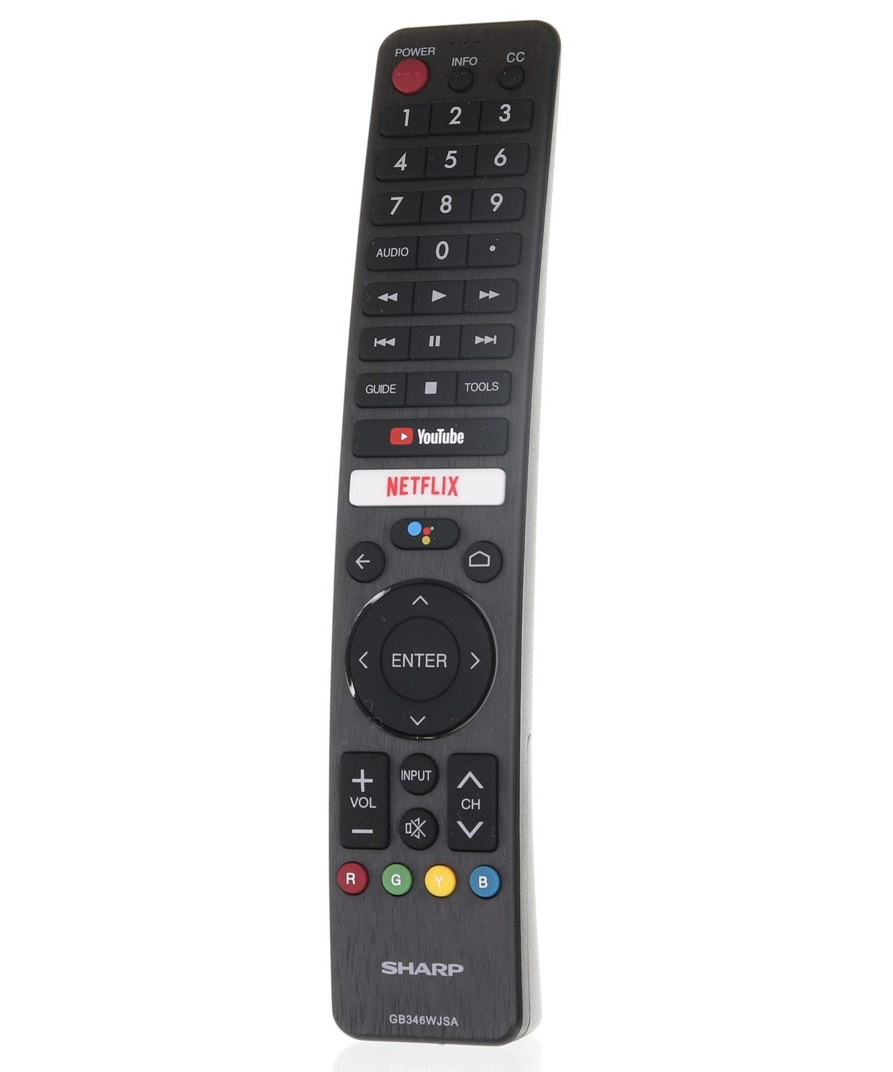 Sharp Aquos GB346WJSA with Google Assistant TV Remote Control | RF | Voice - RRMCGB346WJSA