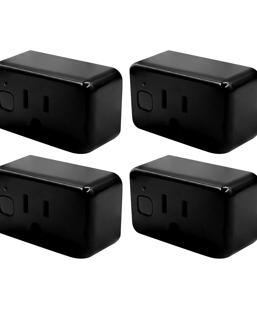 Shelly Plug US Gen4 Black - 4-pack