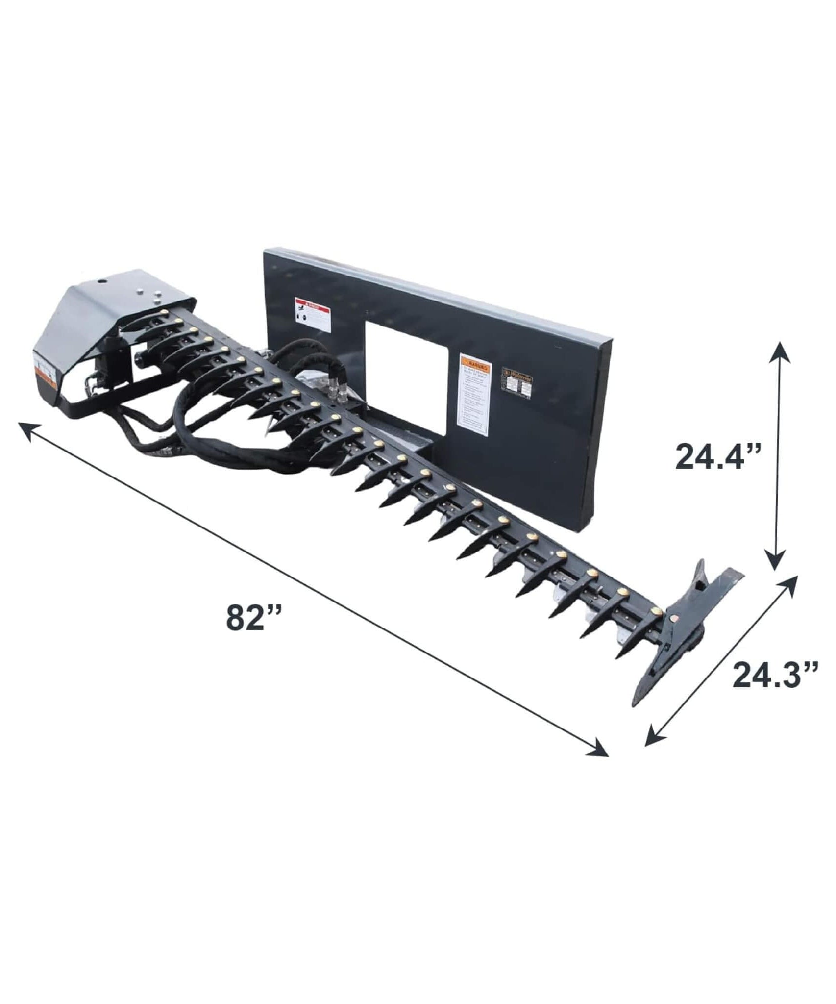 Heavy-Duty 72-Inch Sickle Bar Mower Skid Steer Loader Attachment (SAK81490)