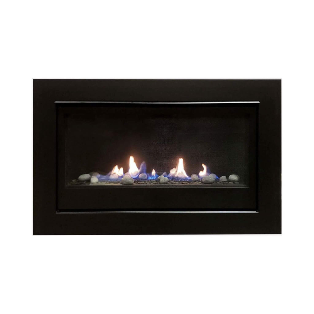 Sierra Flame Boston 36-Inch Gas-Burning Direct Vent Builder's Linear Fireplace [BOSTON-36-NG-EI] (SAK81297)
