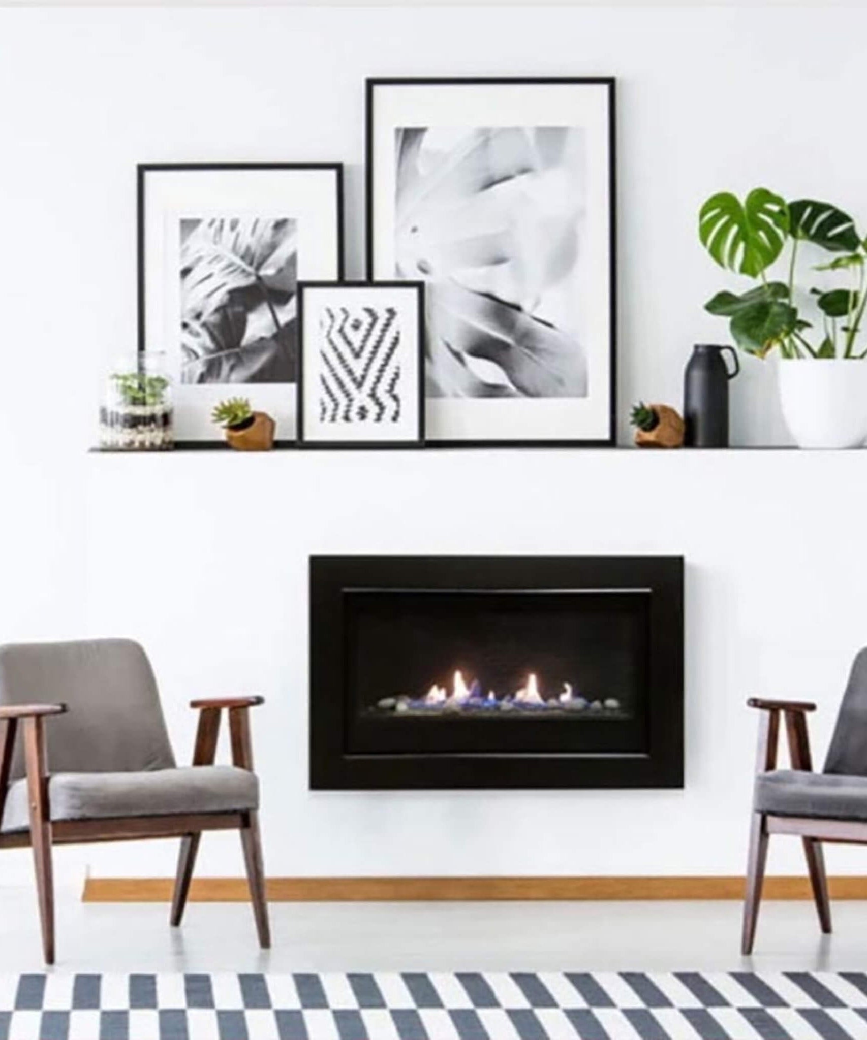 Sierra Flame Boston 36-Inch Gas-Burning Direct Vent Builder's Linear Fireplace [BOSTON-36-NG-EI] (SAK81297)
